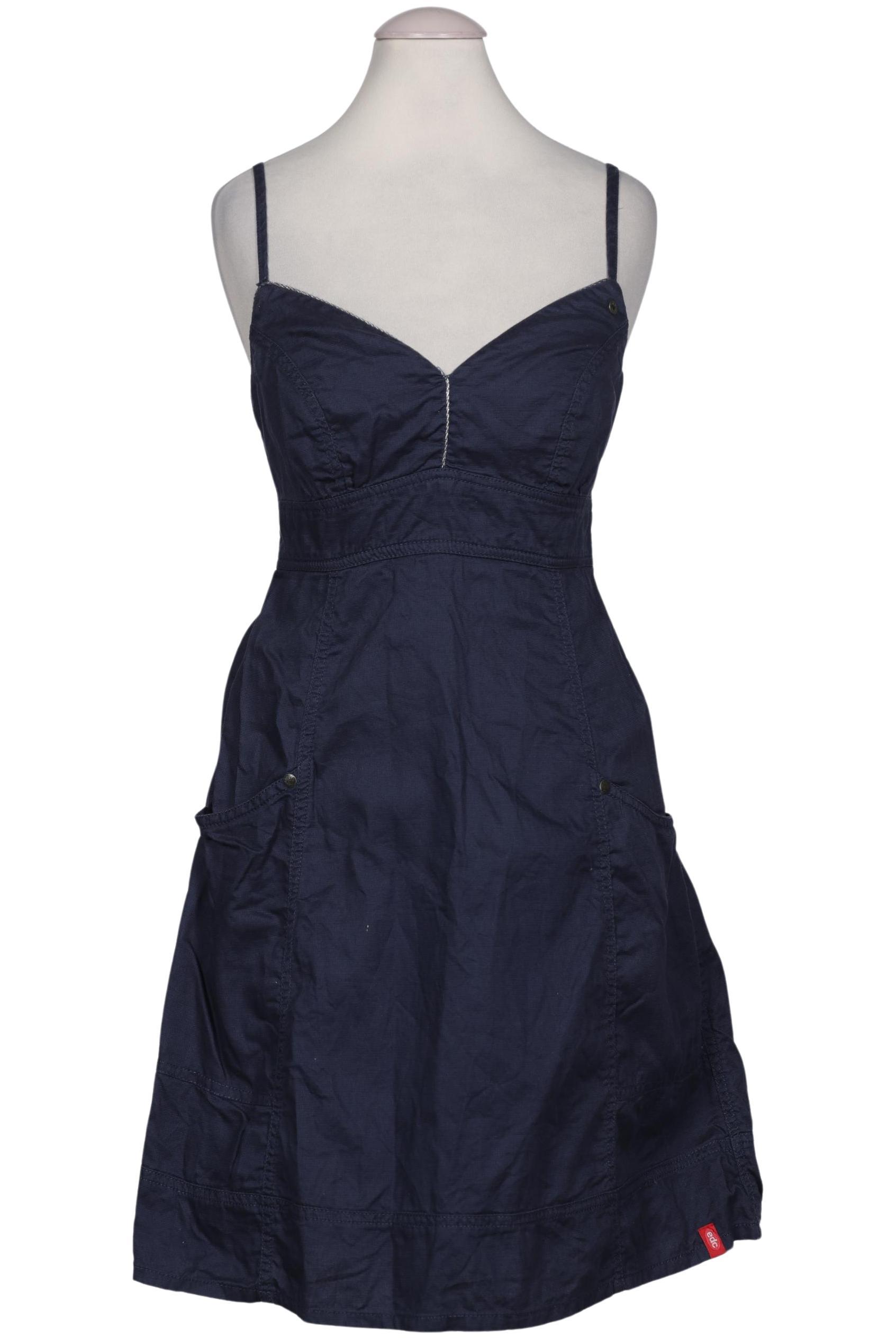

edc by Esprit Damen Kleid, blau, Gr. 34