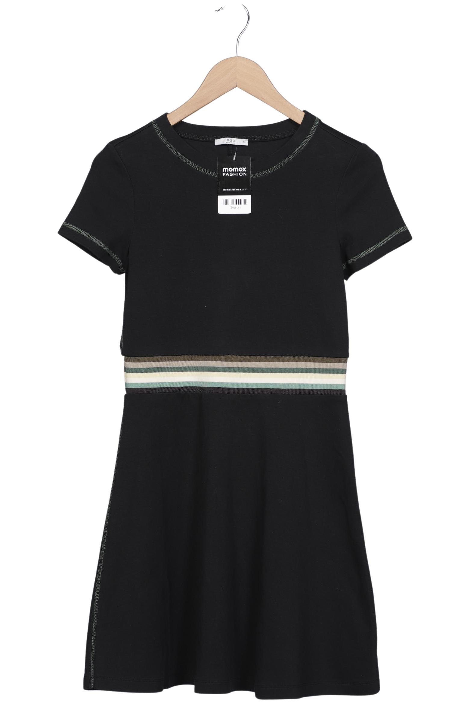 

edc by Esprit Damen Kleid, schwarz, Gr. 36
