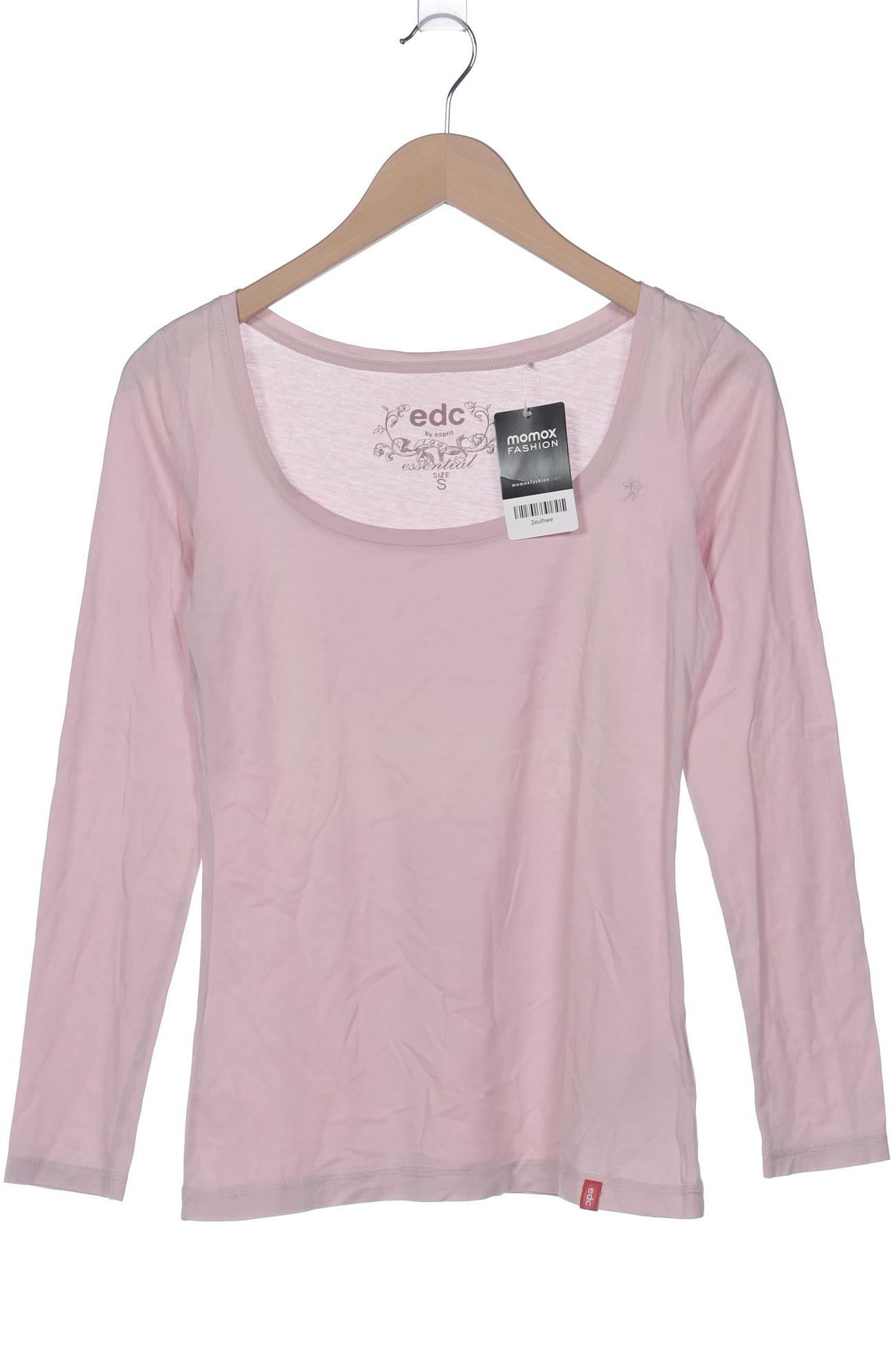 

edc by Esprit Damen Langarmshirt, pink, Gr. 36