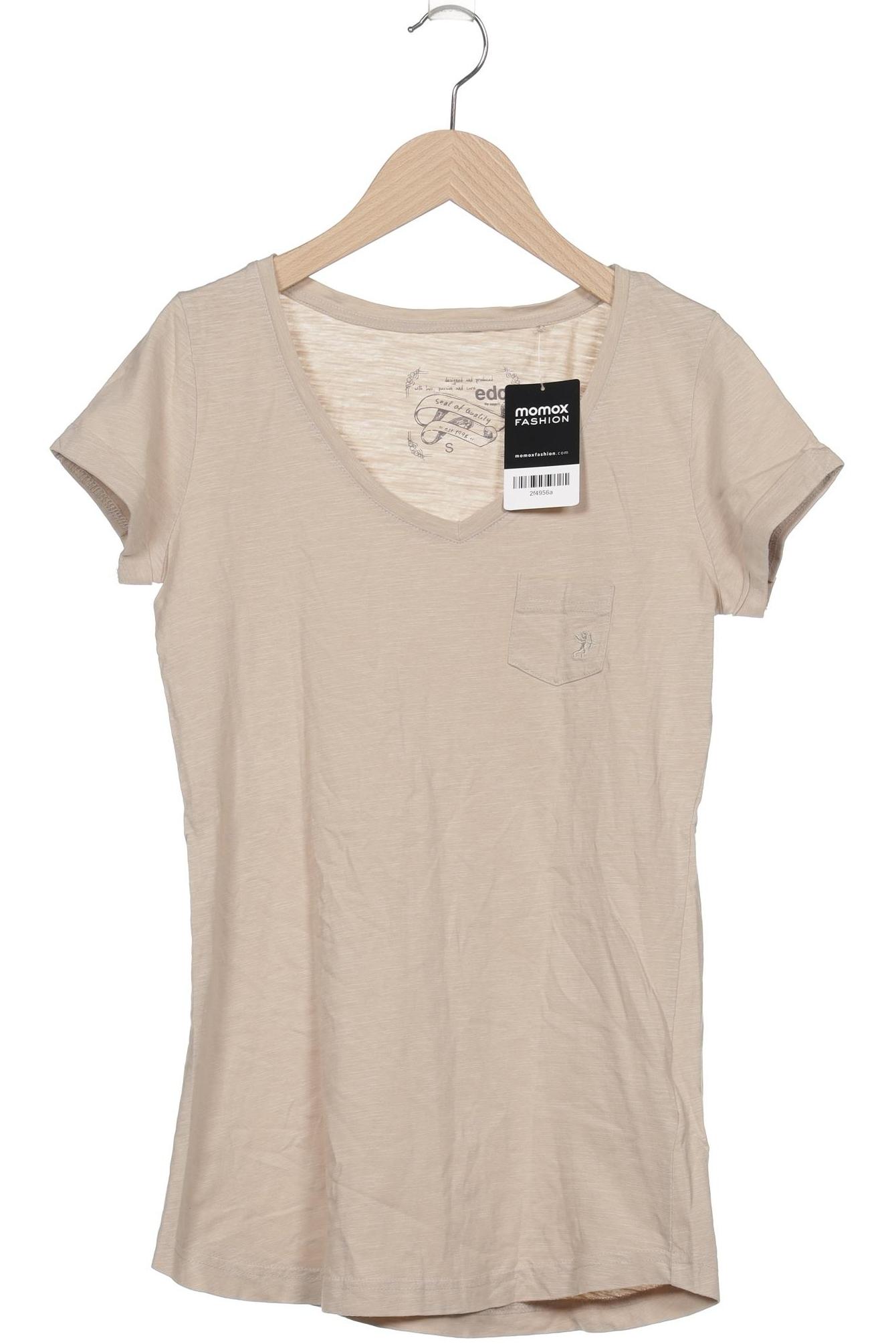 

edc by Esprit Damen T-Shirt, beige, Gr. 36