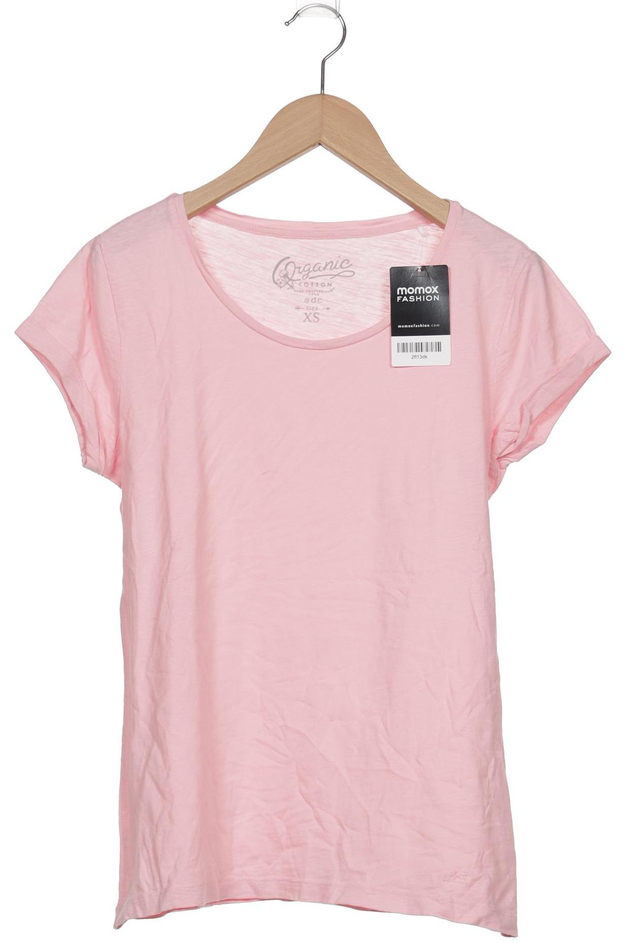 

edc by Esprit Damen T-Shirt, pink, Gr. 34