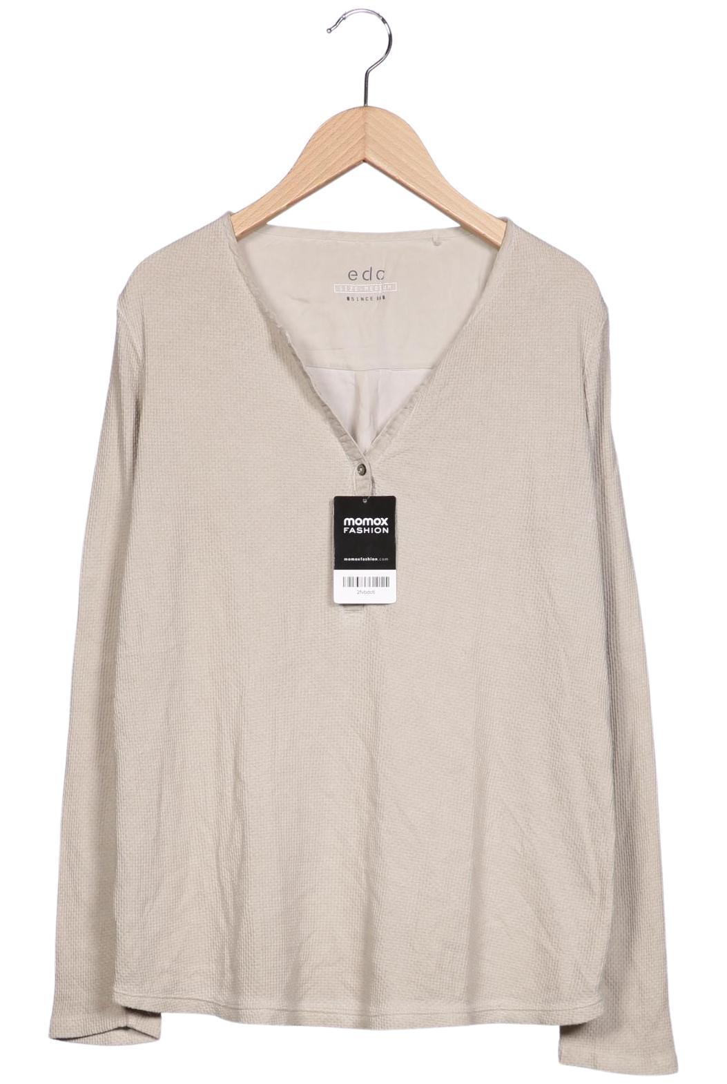 

edc by Esprit Damen Langarmshirt, beige, Gr. 38