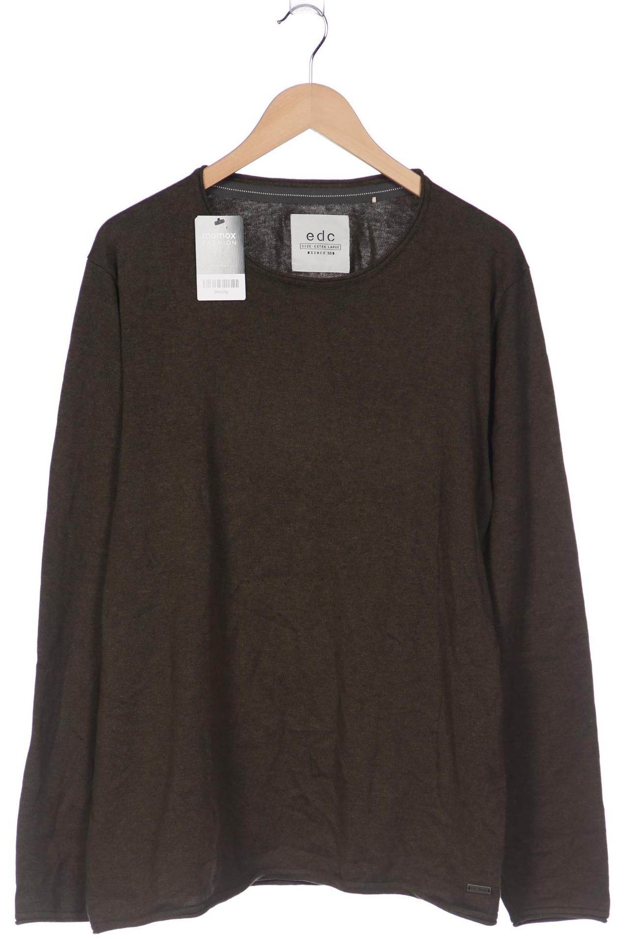 

edc by Esprit Herren Pullover, grün, Gr. 54