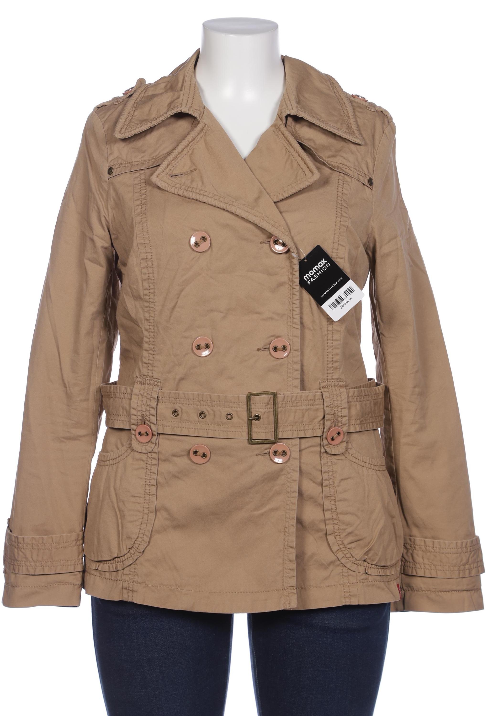 

edc by Esprit Damen Jacke, beige, Gr. 44