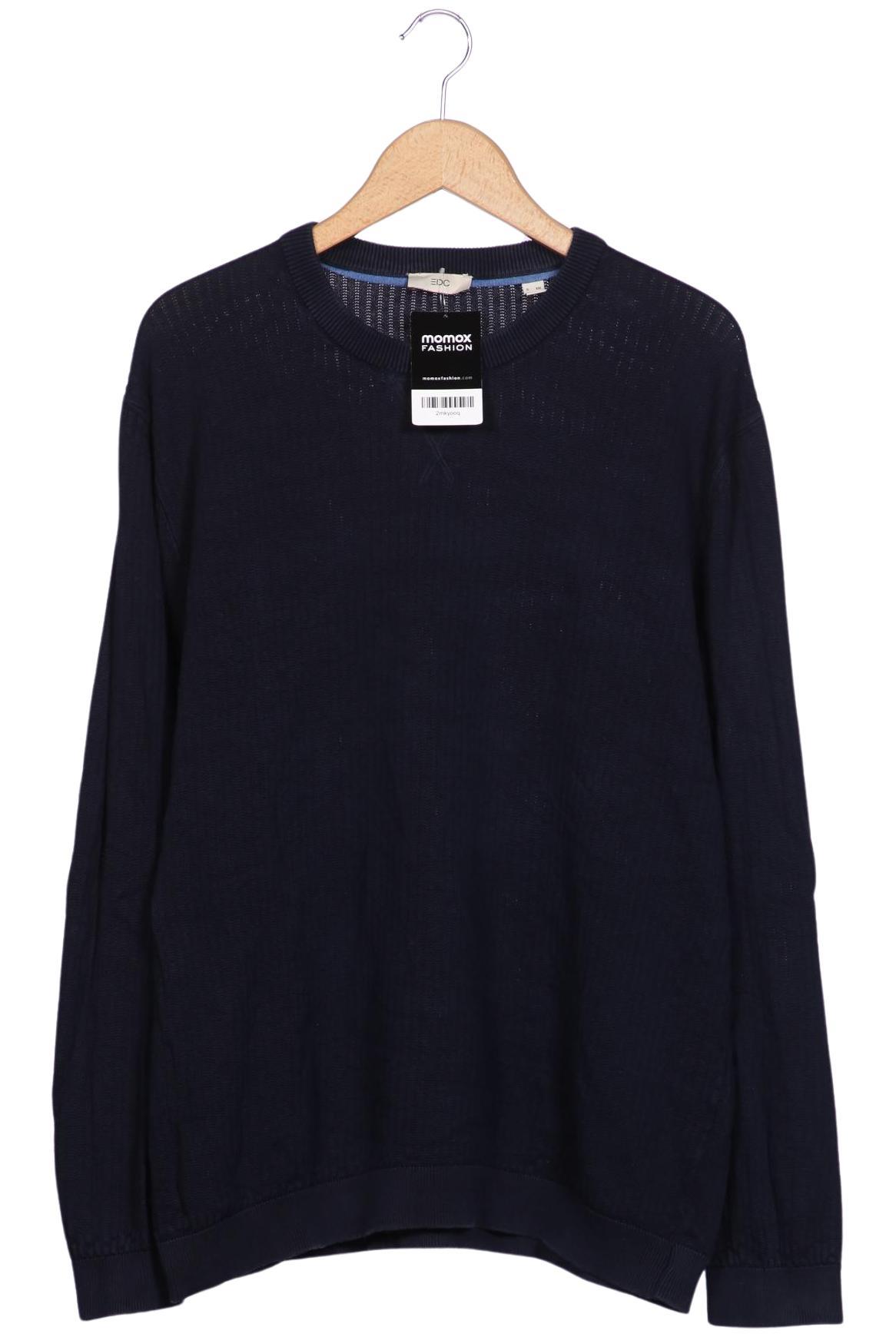 

edc by Esprit Herren Pullover, marineblau, Gr. 56