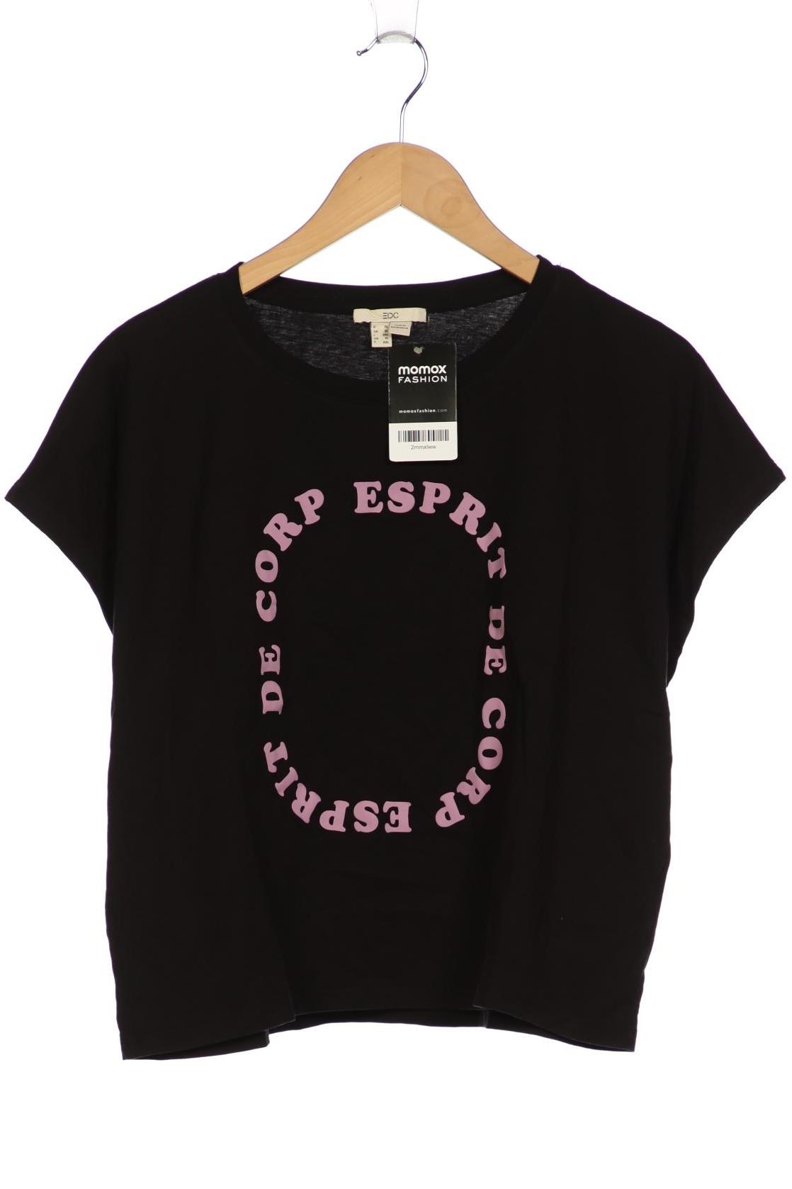 

edc by Esprit Damen T-Shirt, schwarz, Gr. 44