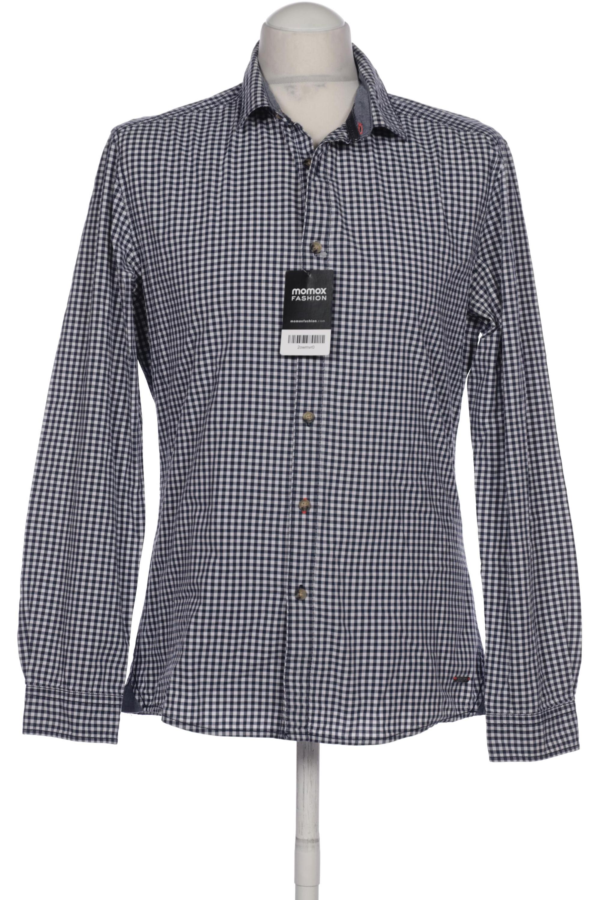 

edc by Esprit Herren Hemd, marineblau, Gr. 48