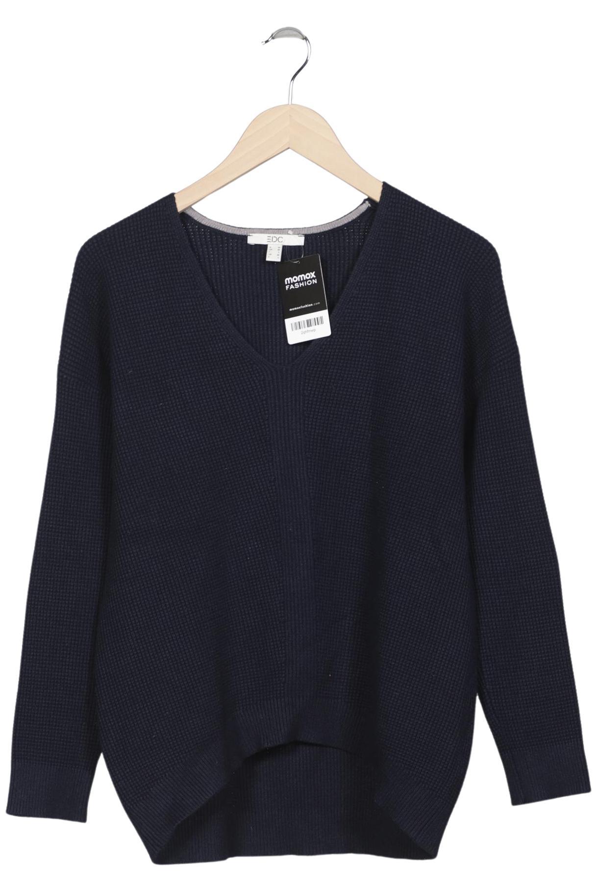 

edc by Esprit Damen Pullover, marineblau, Gr. 38