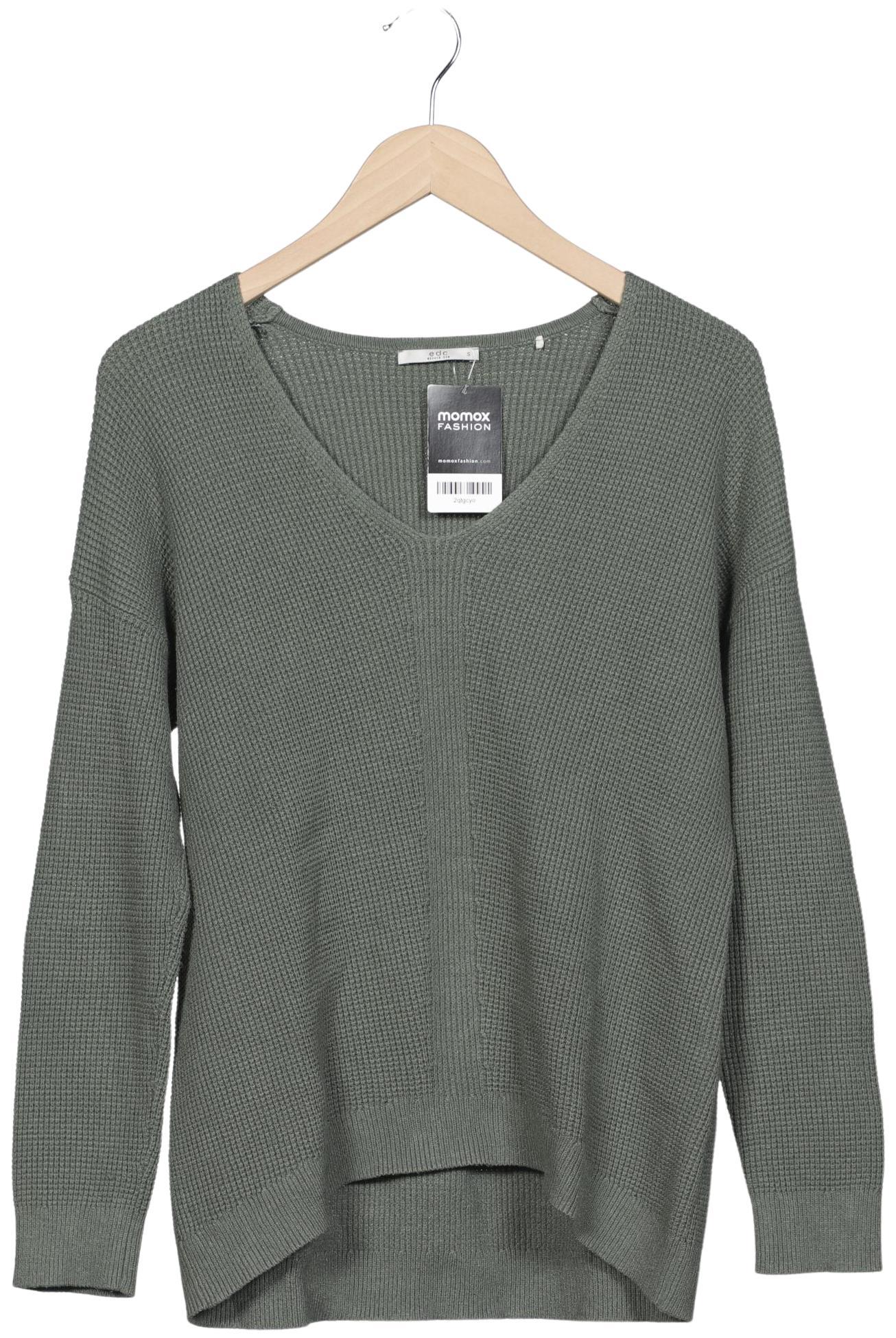 

edc by Esprit Damen Pullover, grün, Gr. 36