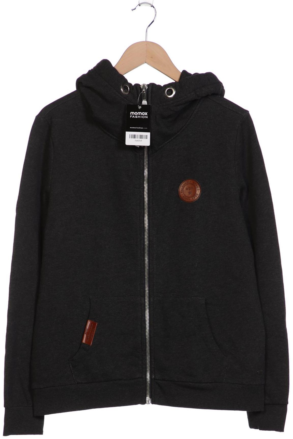 

edc by Esprit Damen Kapuzenpullover, grau, Gr. 44