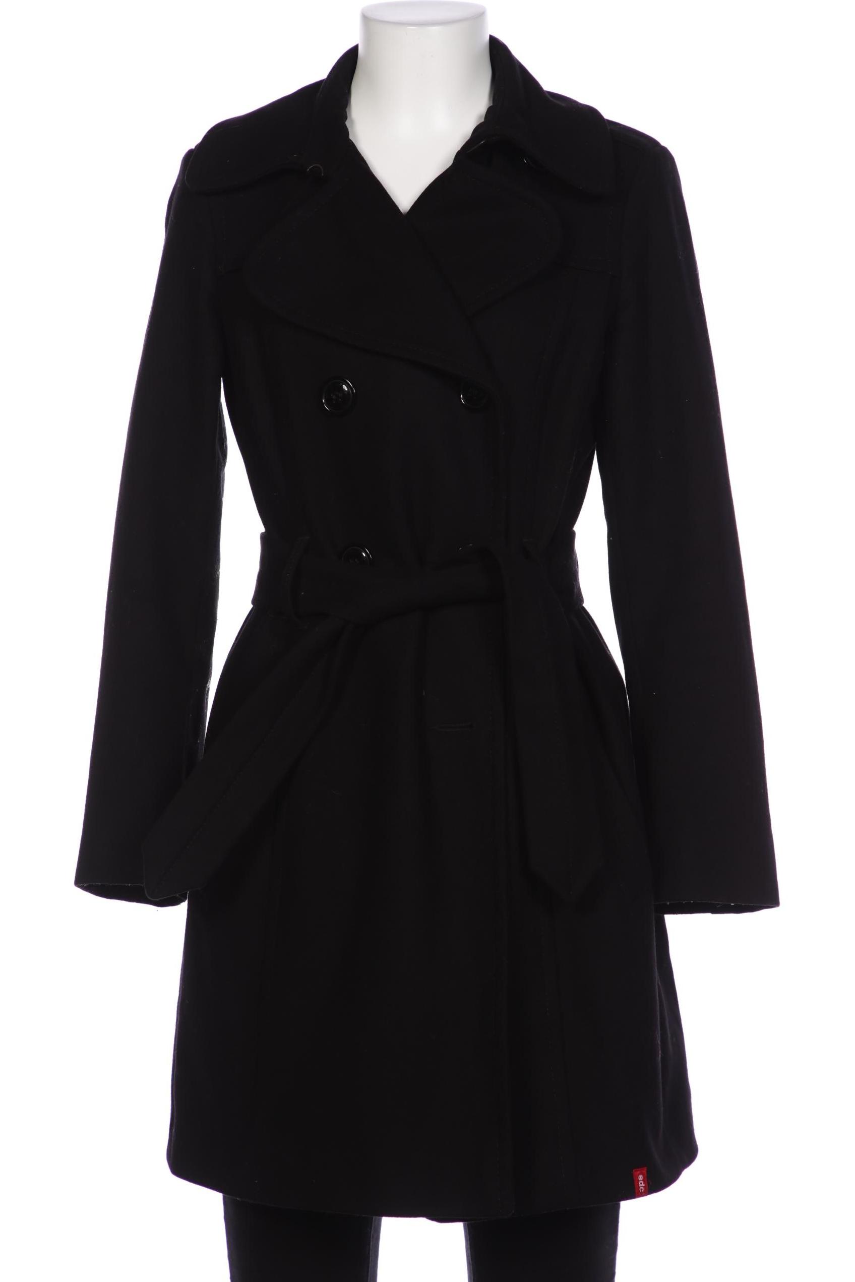 

edc by Esprit Damen Mantel, schwarz, Gr. 36