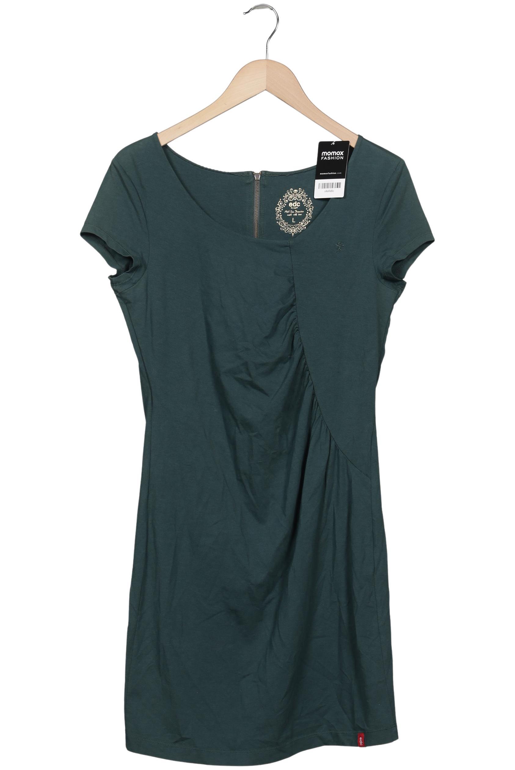 

edc by Esprit Damen Kleid, grün, Gr. 42