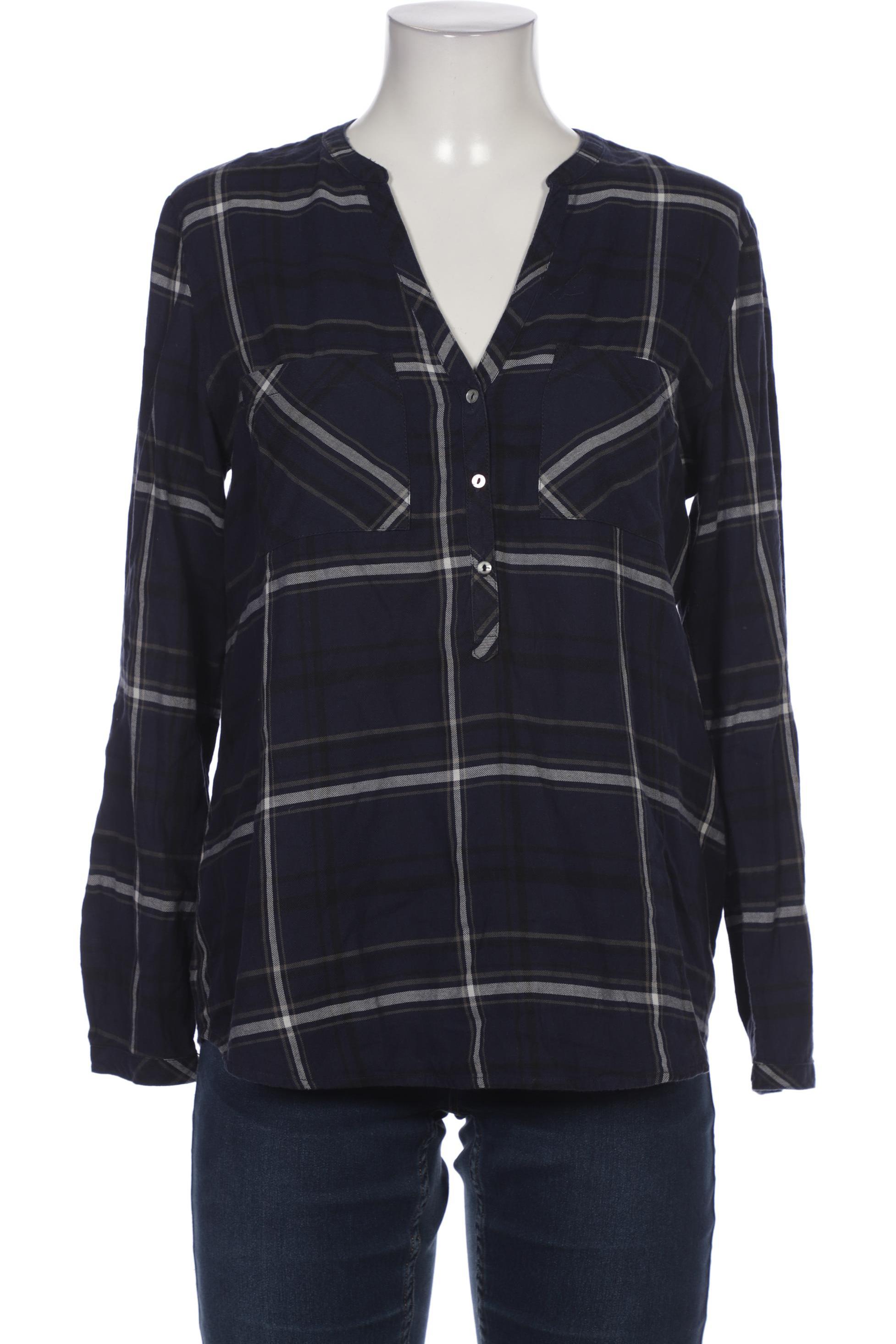 

edc by Esprit Damen Bluse, marineblau, Gr. 38