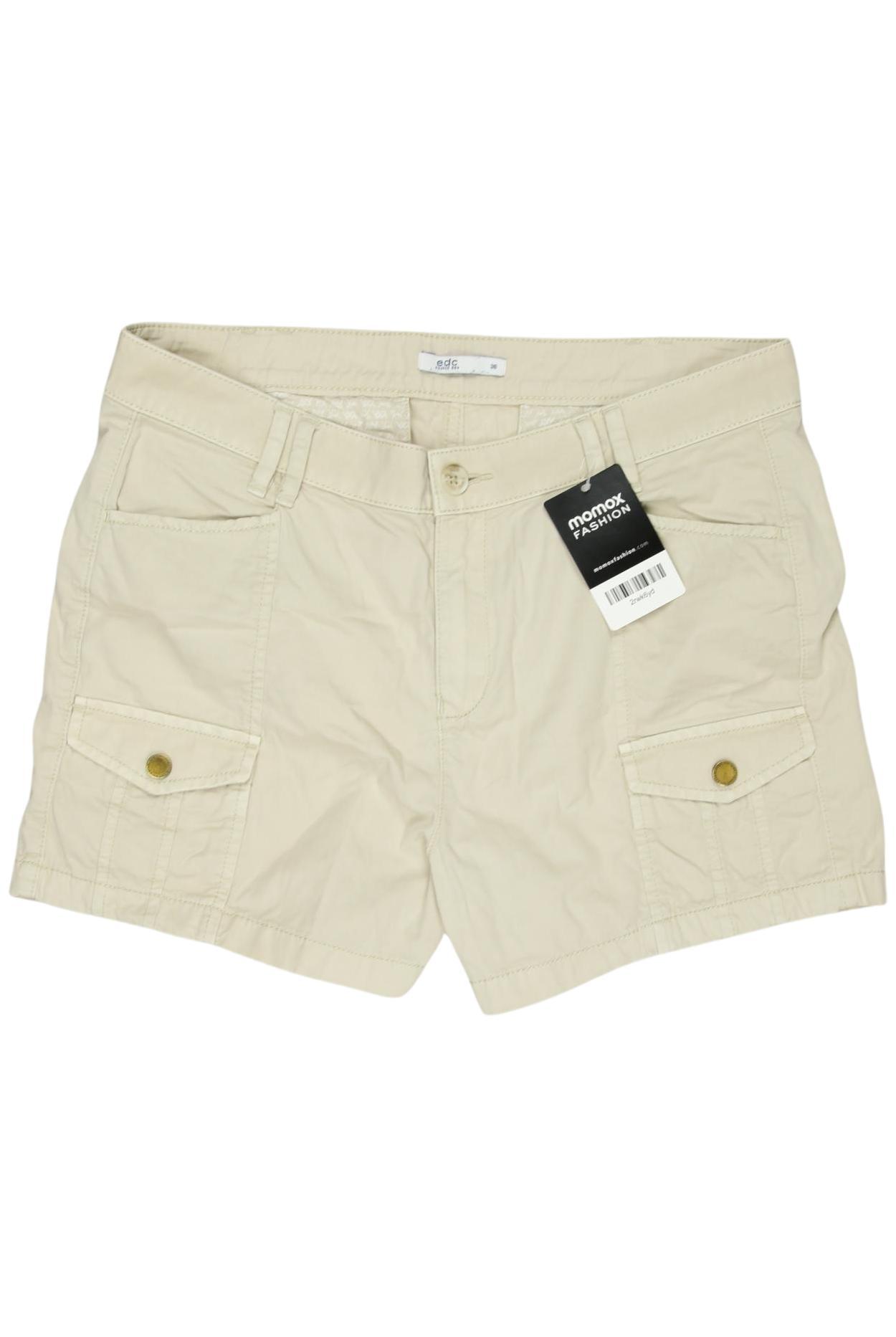 

edc by Esprit Damen Shorts, beige, Gr. 36
