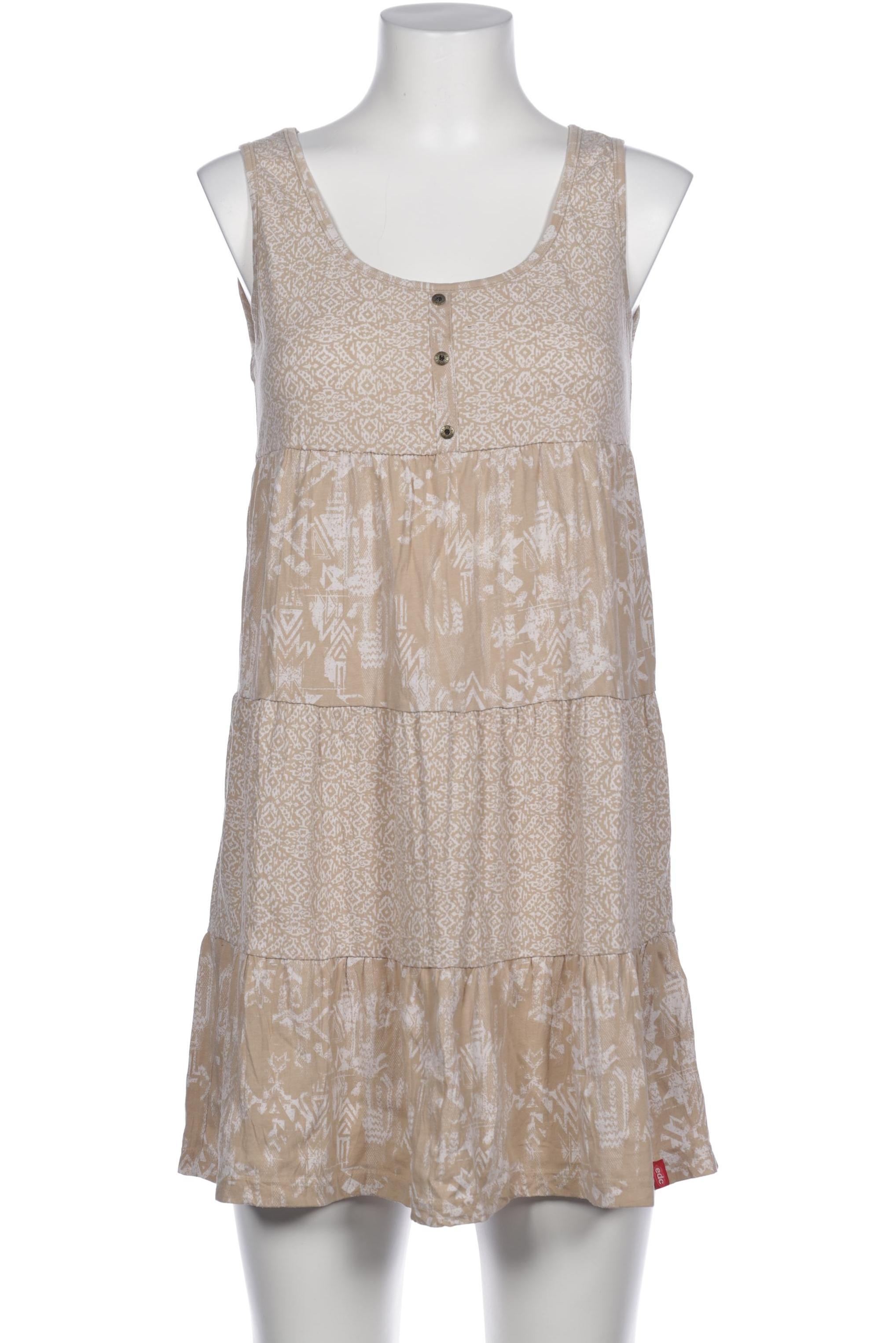 

edc by Esprit Damen Kleid, beige, Gr. 38