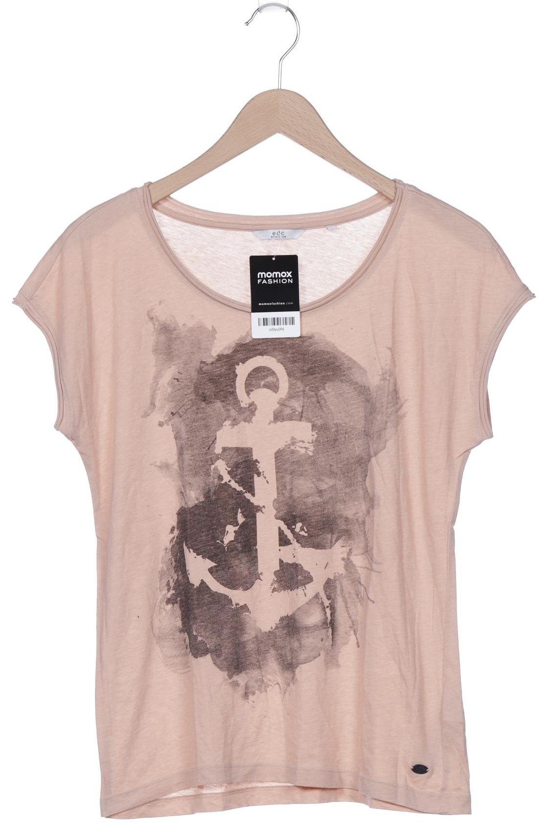 

edc by Esprit Damen T-Shirt, orange, Gr. 36