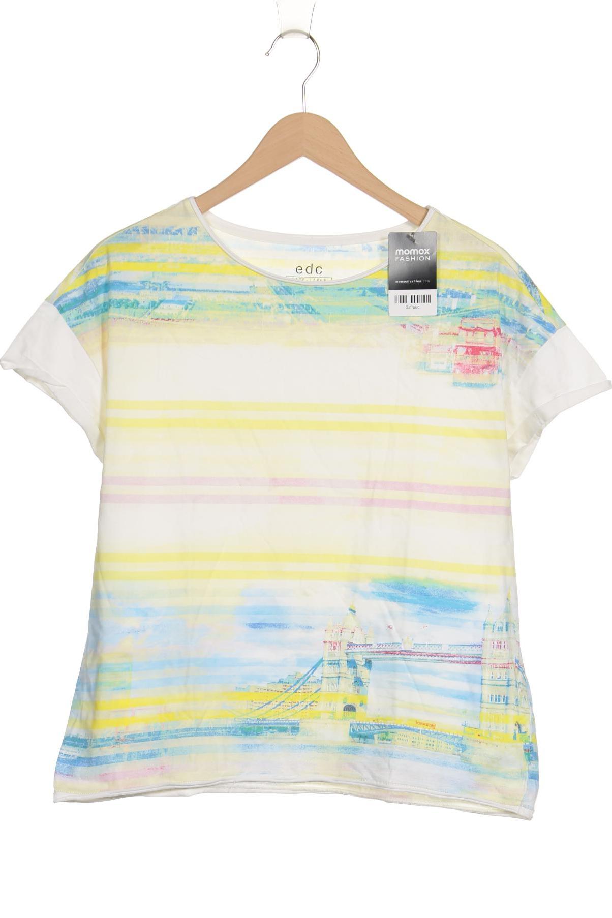 

edc by Esprit Damen T-Shirt, cremeweiß, Gr. 42