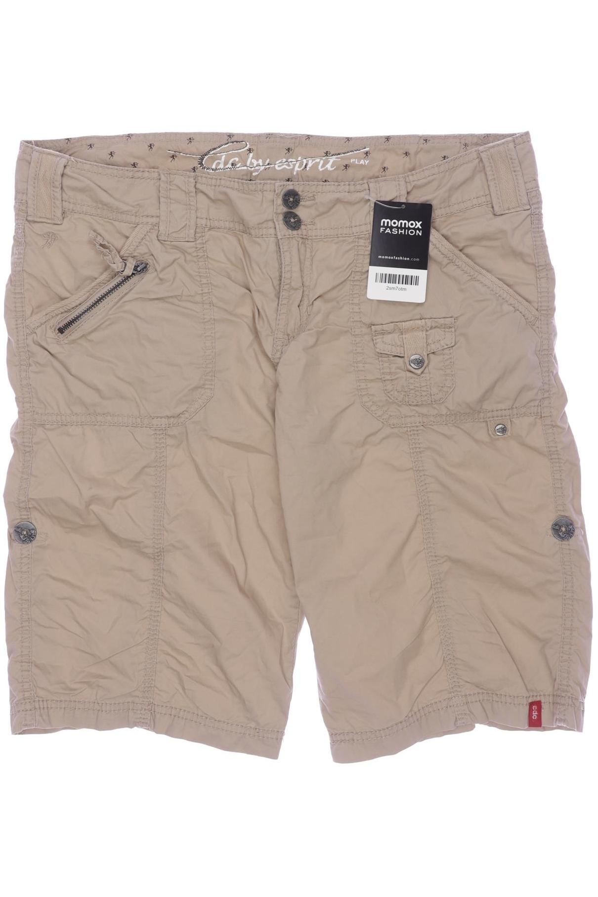

edc by Esprit Damen Shorts, beige, Gr. 42