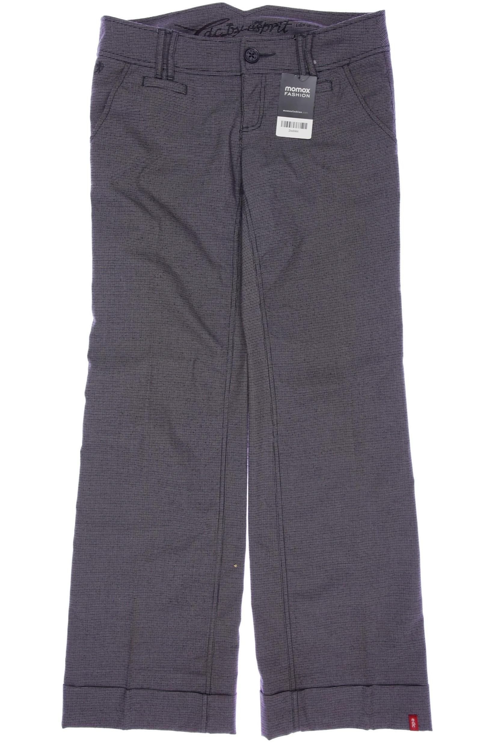 

edc by Esprit Damen Stoffhose, grau, Gr. 36