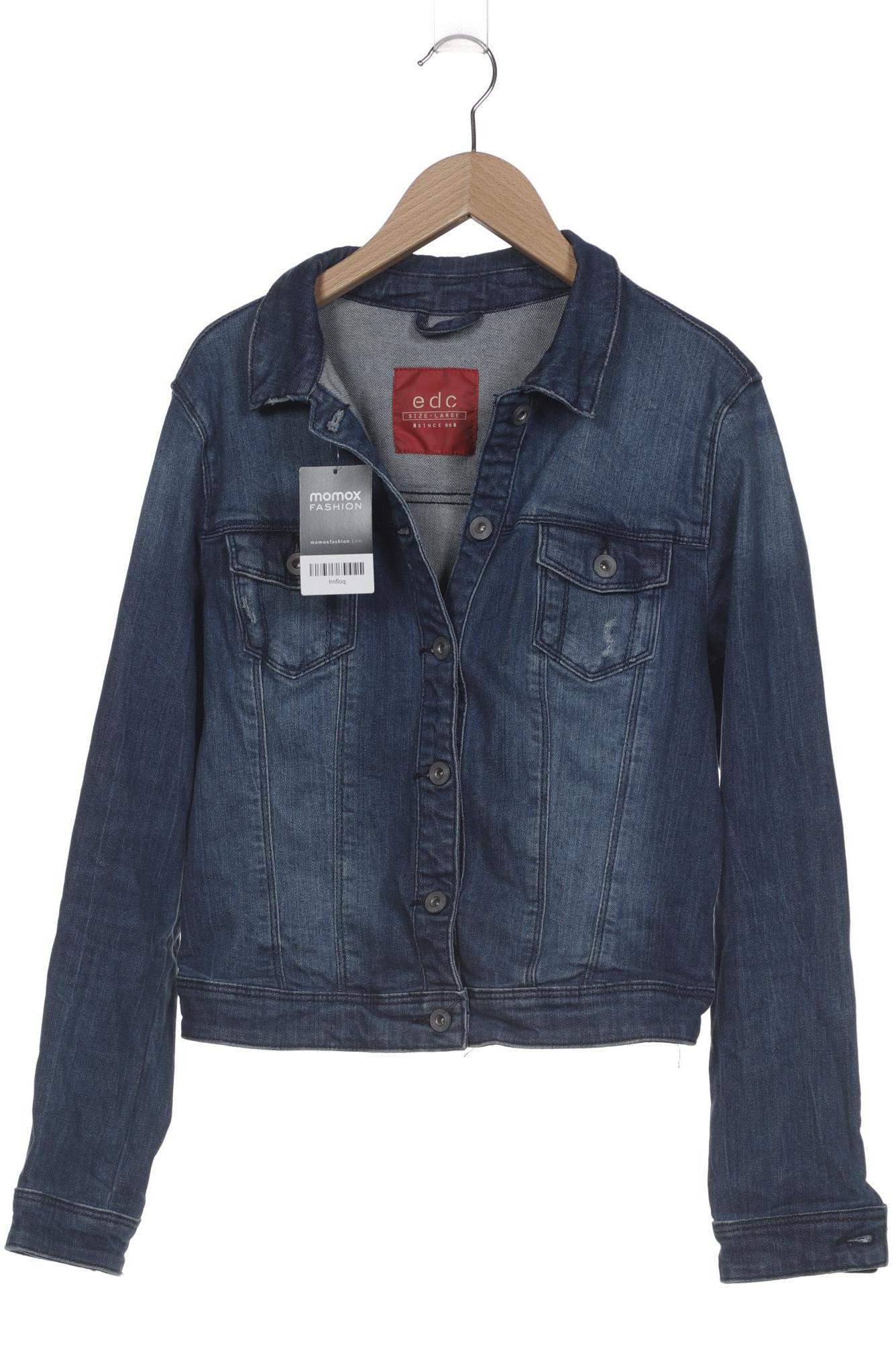 

edc by Esprit Damen Jacke, marineblau, Gr. 42