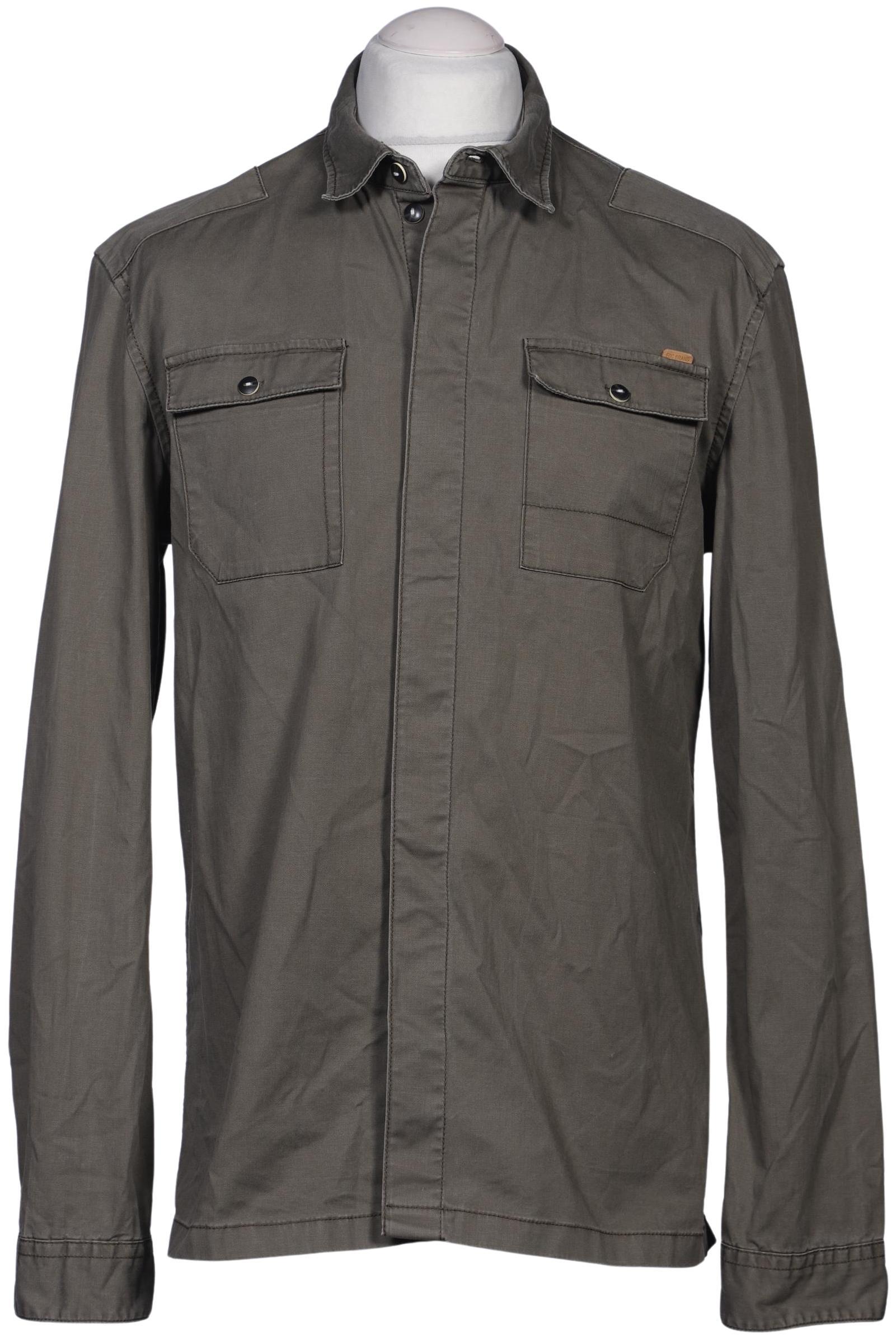 

edc by Esprit Herren Hemd, grün, Gr. 48