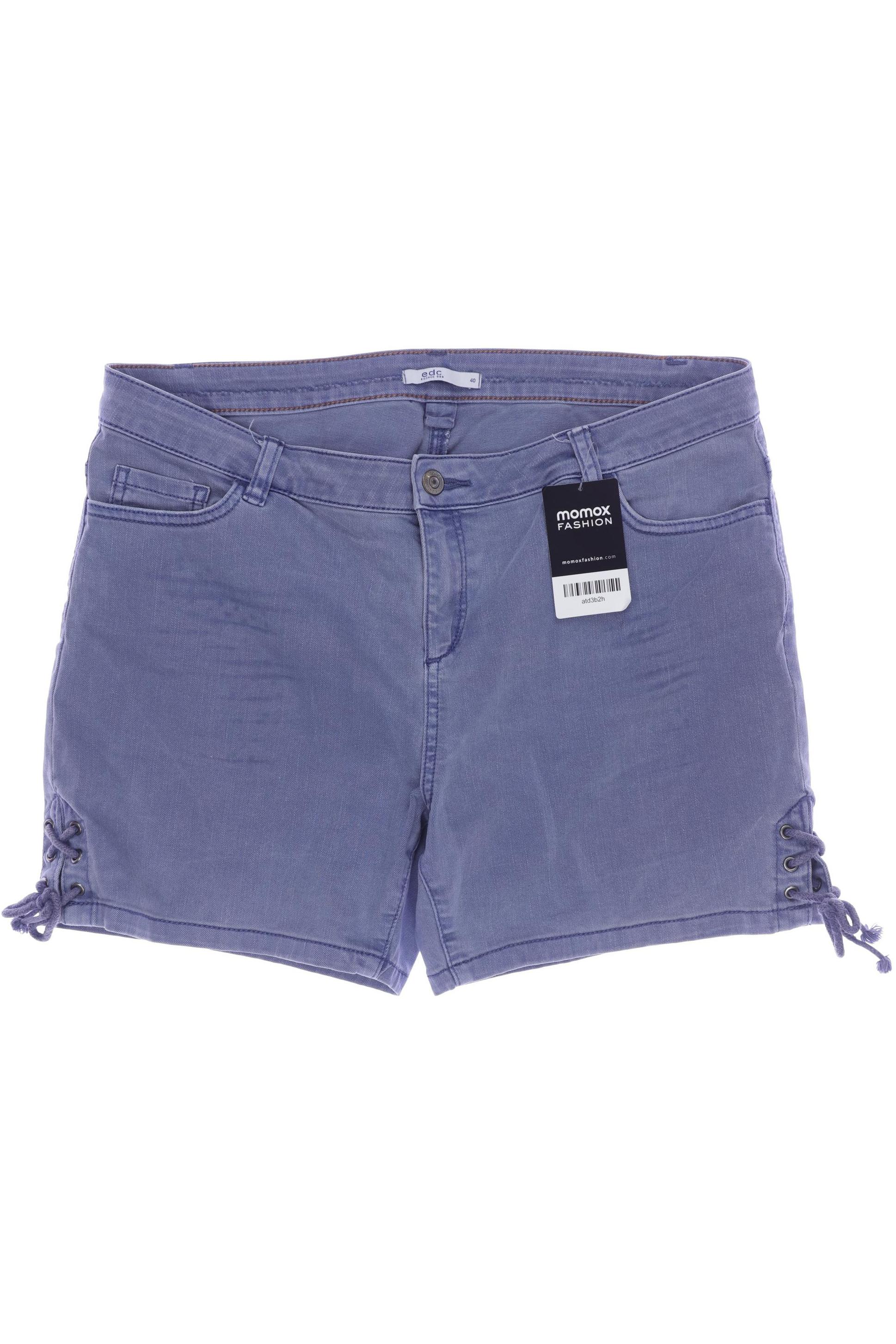 

edc by Esprit Damen Shorts, blau, Gr. 40