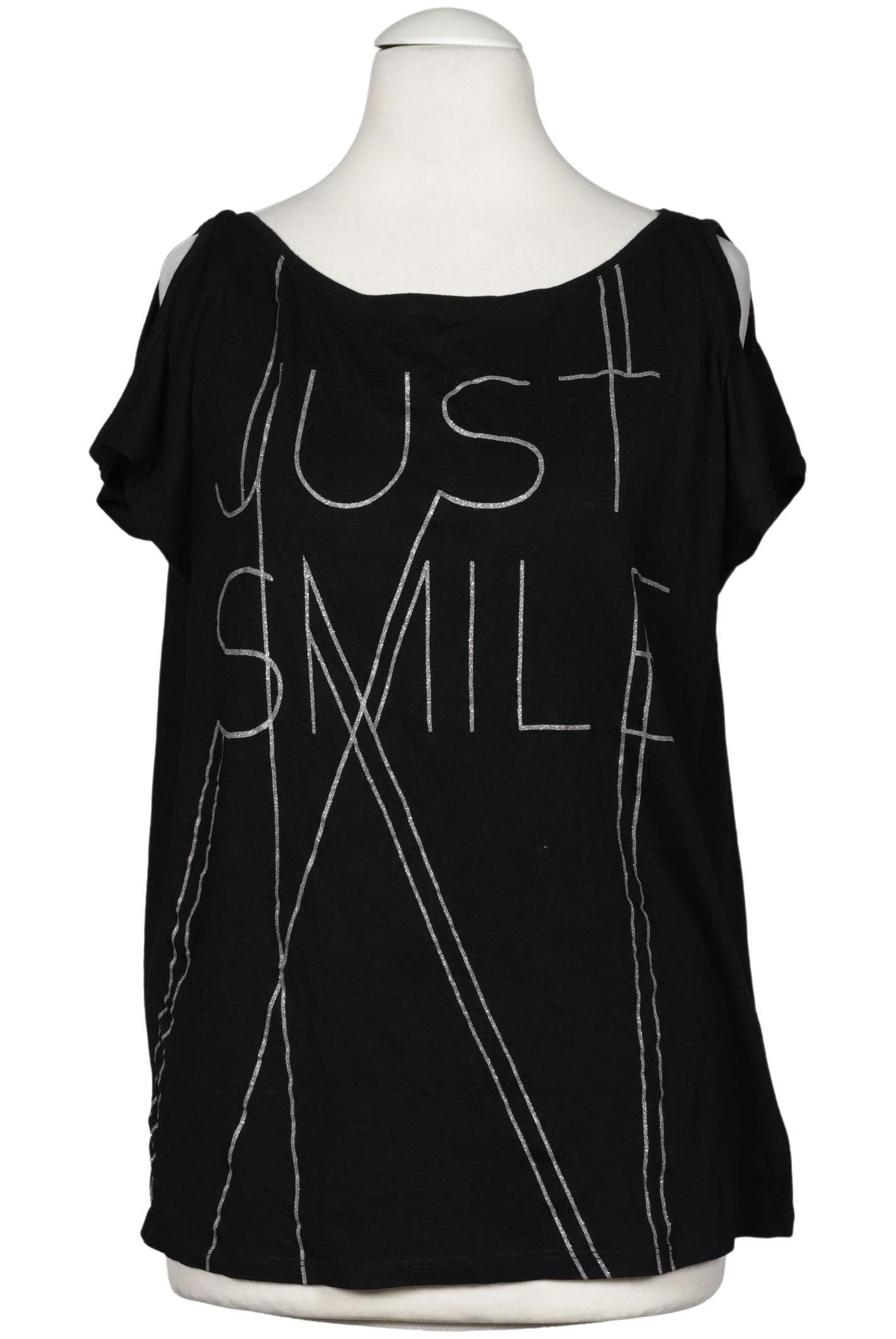 

edc by Esprit Damen T-Shirt, schwarz, Gr. 36