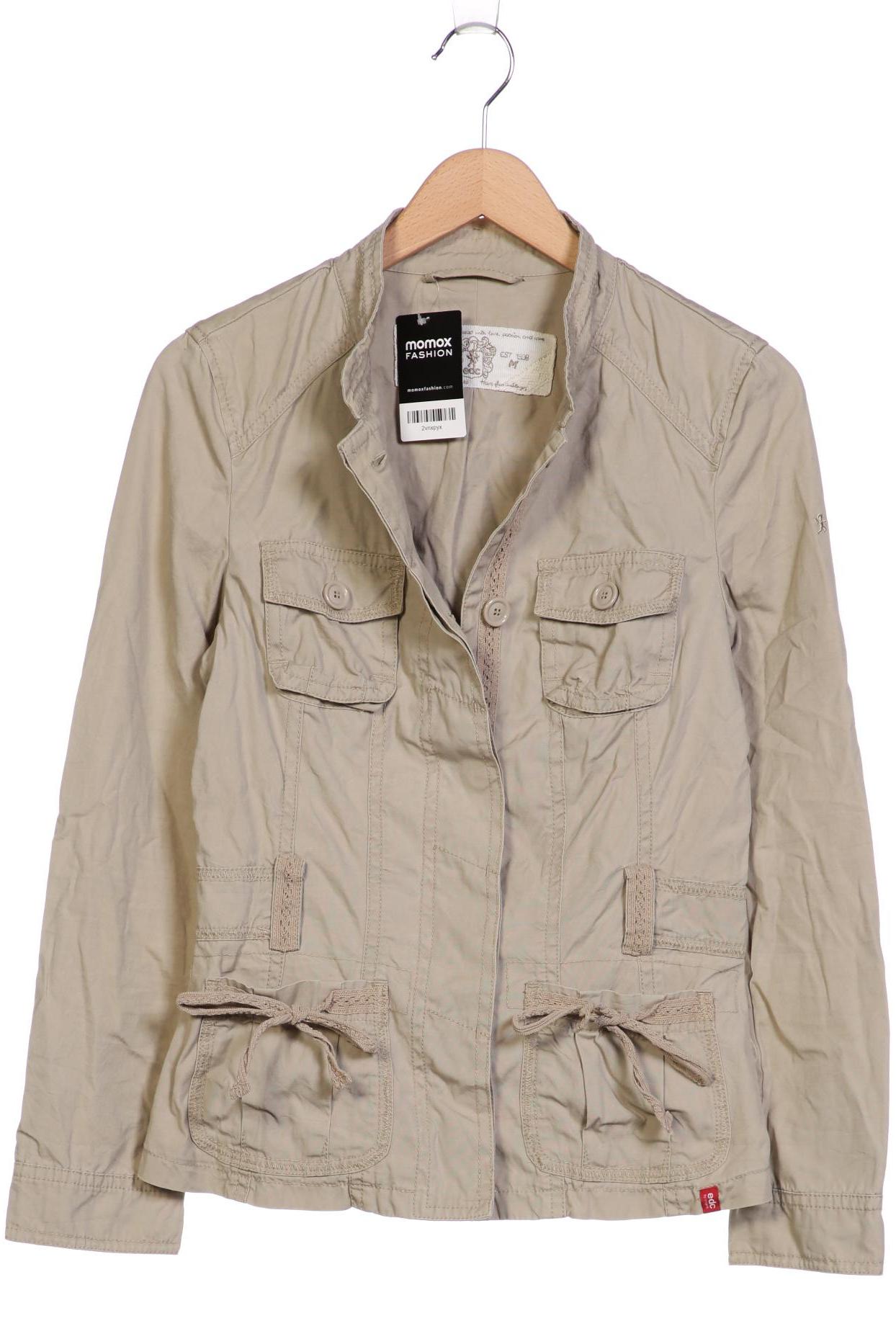 

edc by Esprit Damen Jacke, beige, Gr. 38