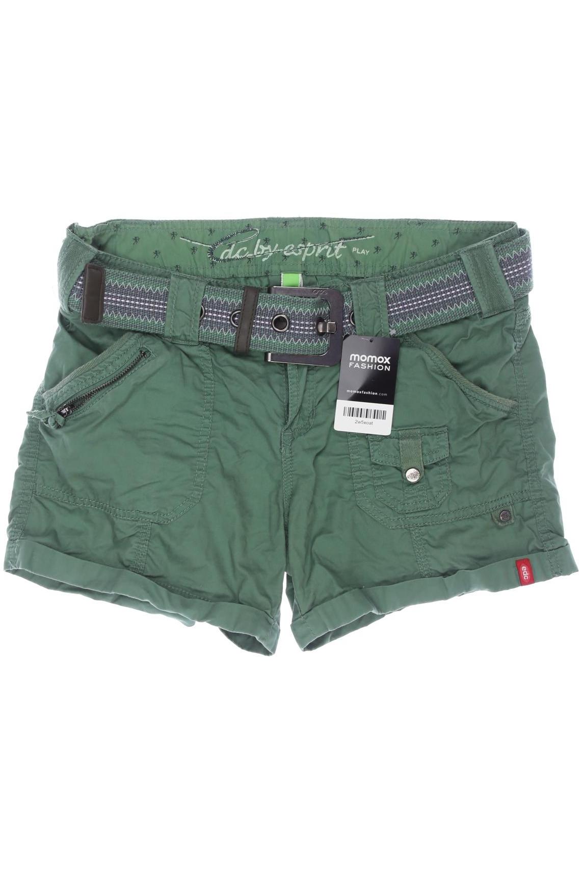 

edc by Esprit Damen Shorts, grün, Gr. 30