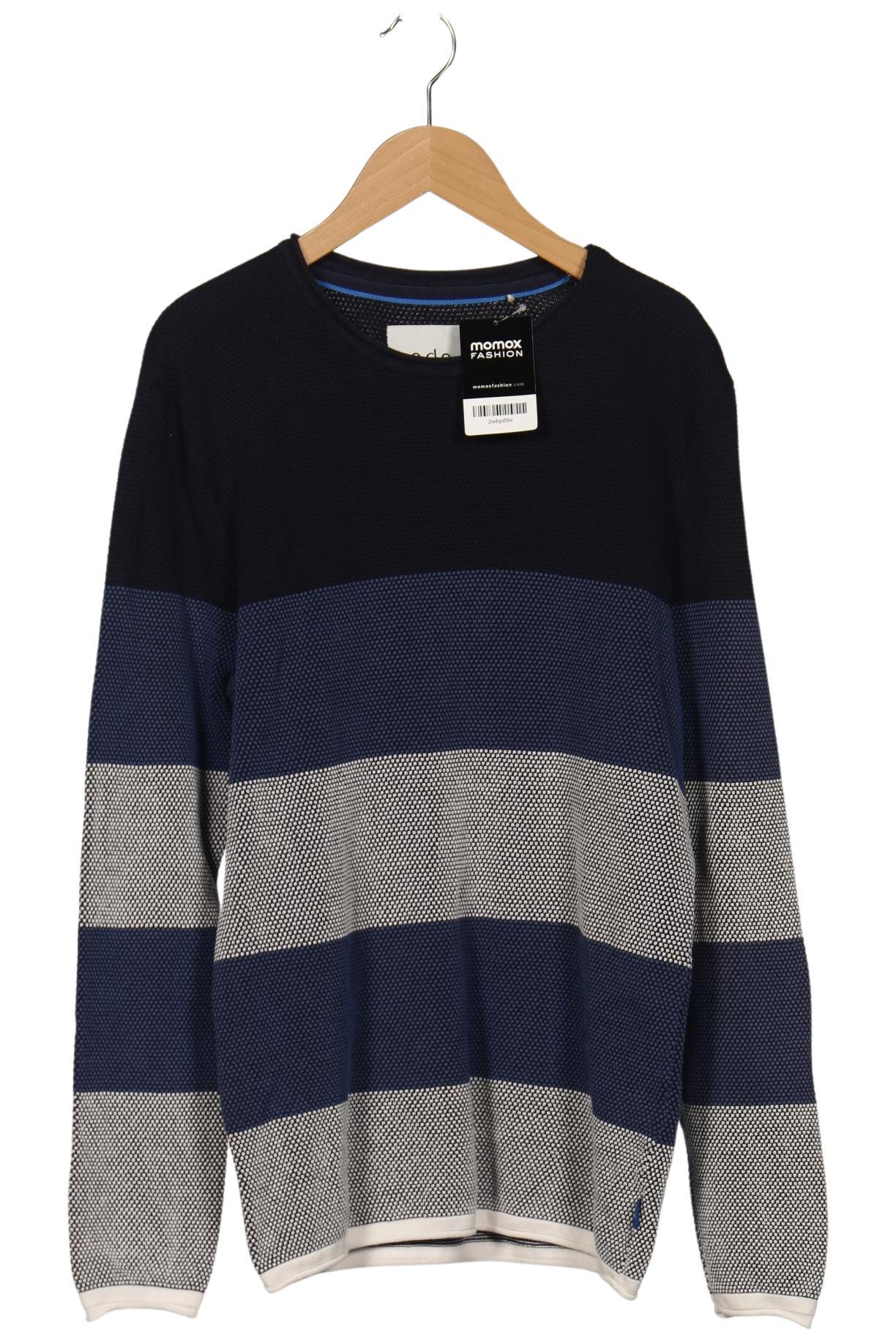 

edc by Esprit Herren Pullover, blau, Gr. 48