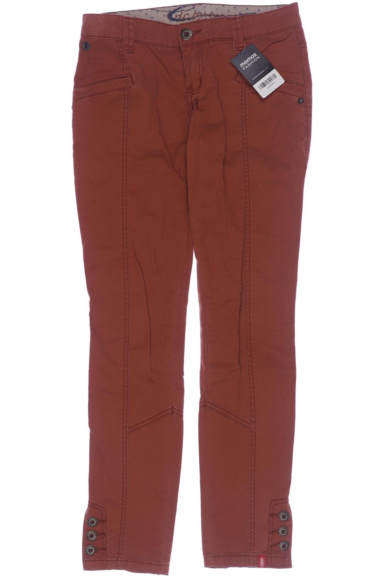 

edc by Esprit Damen Jeans, orange, Gr. 34