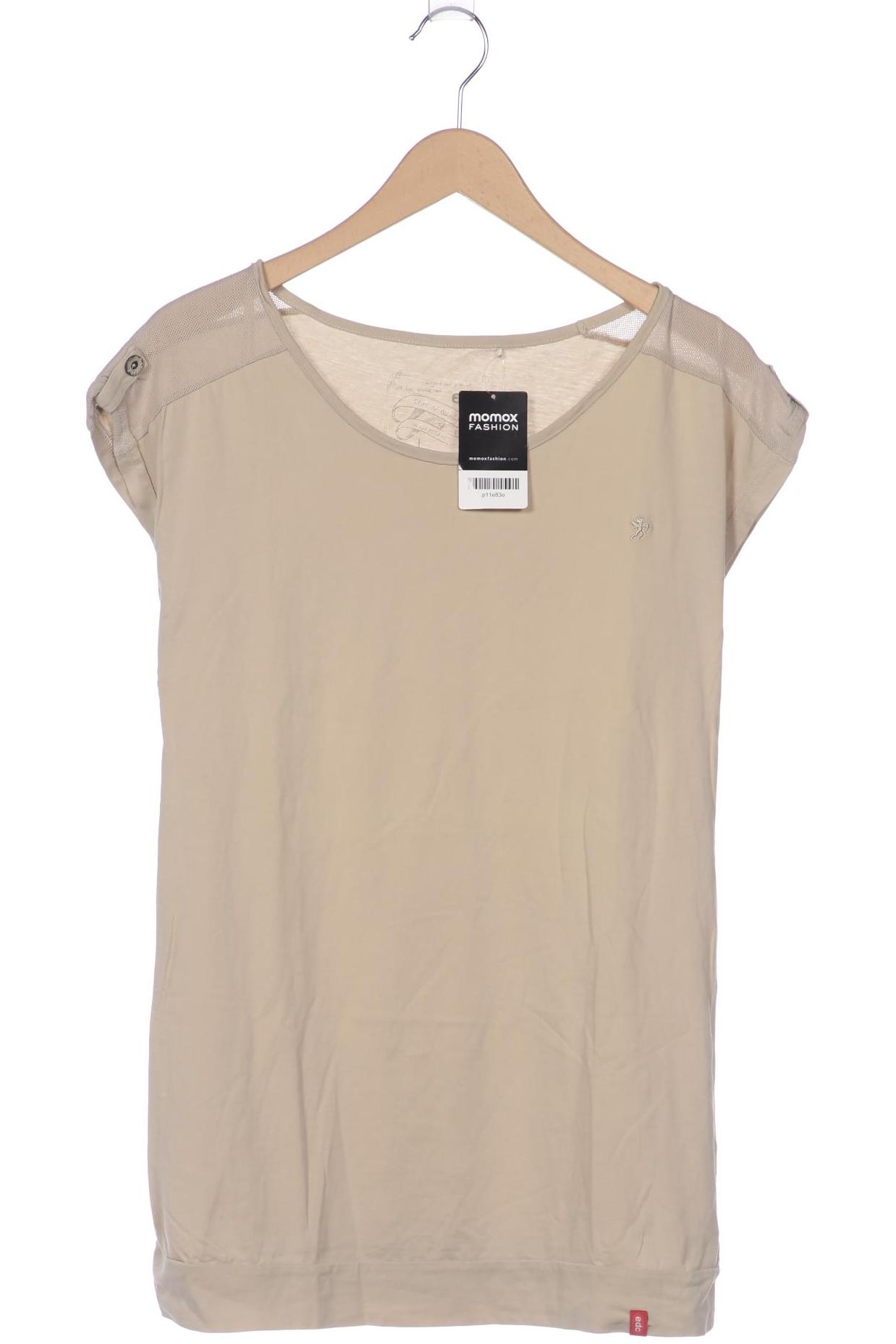 

edc by Esprit Damen T-Shirt, beige, Gr. 42