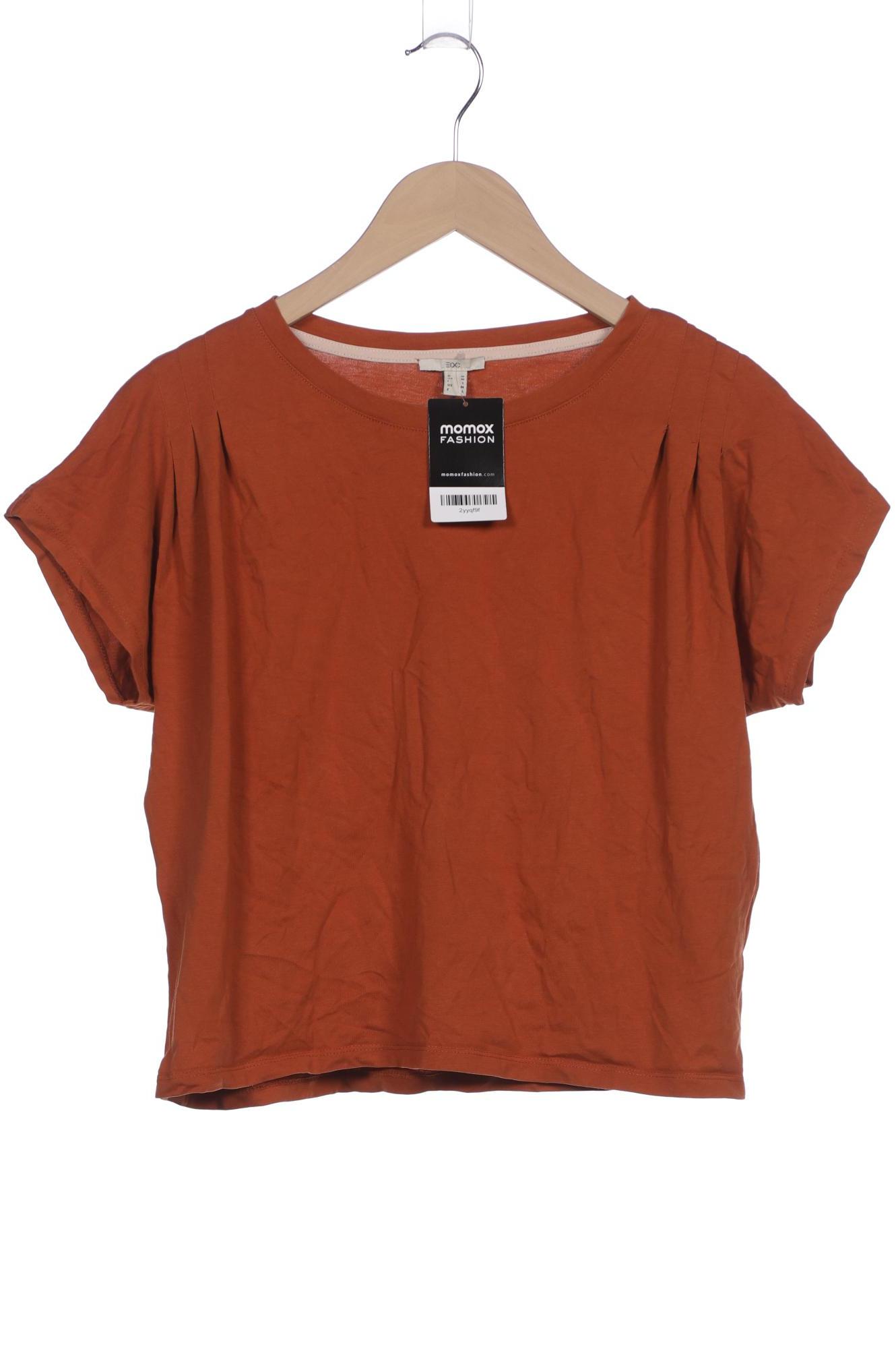 

edc by Esprit Damen T-Shirt, braun, Gr. 38