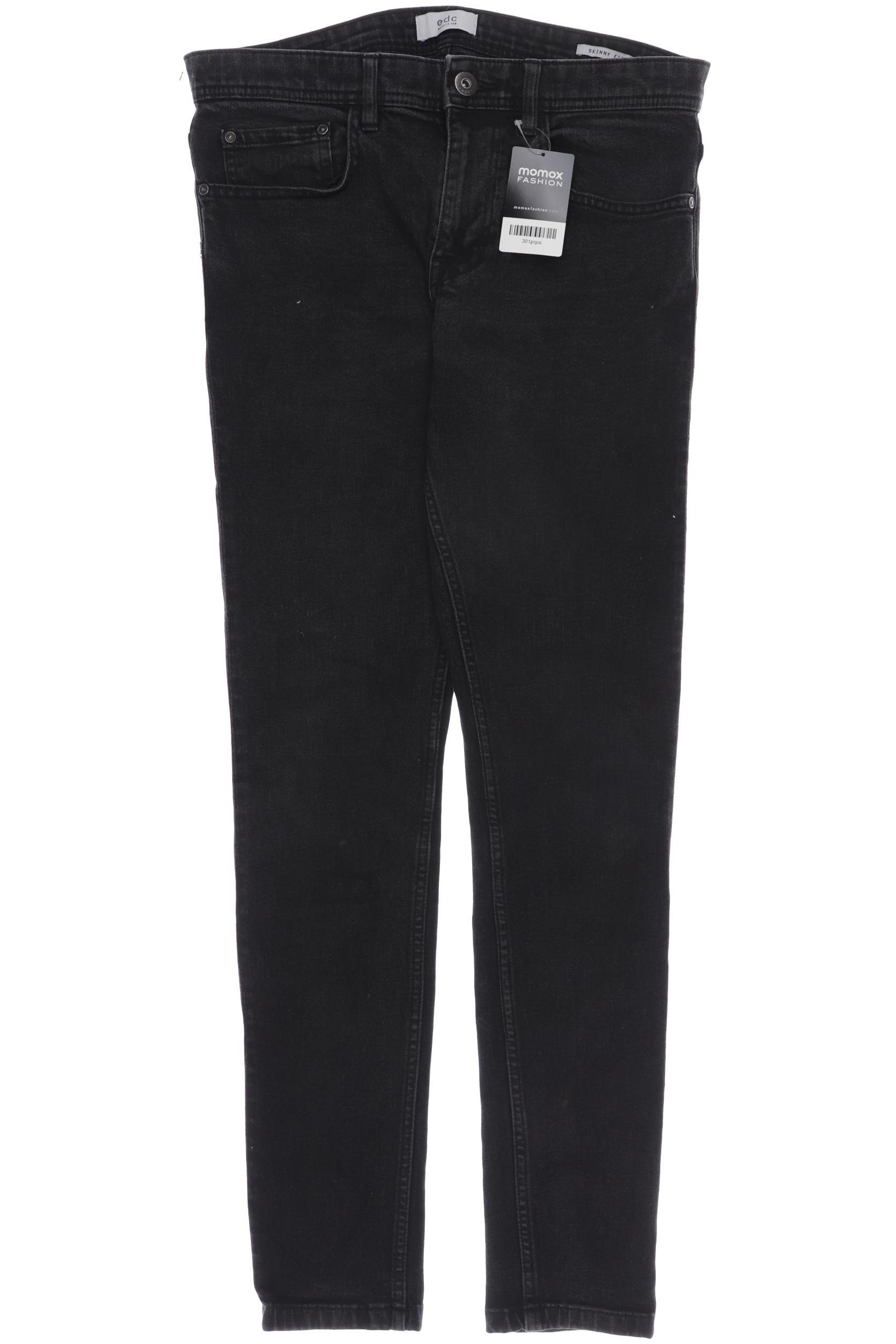 

edc by Esprit Herren Jeans, schwarz, Gr. 32