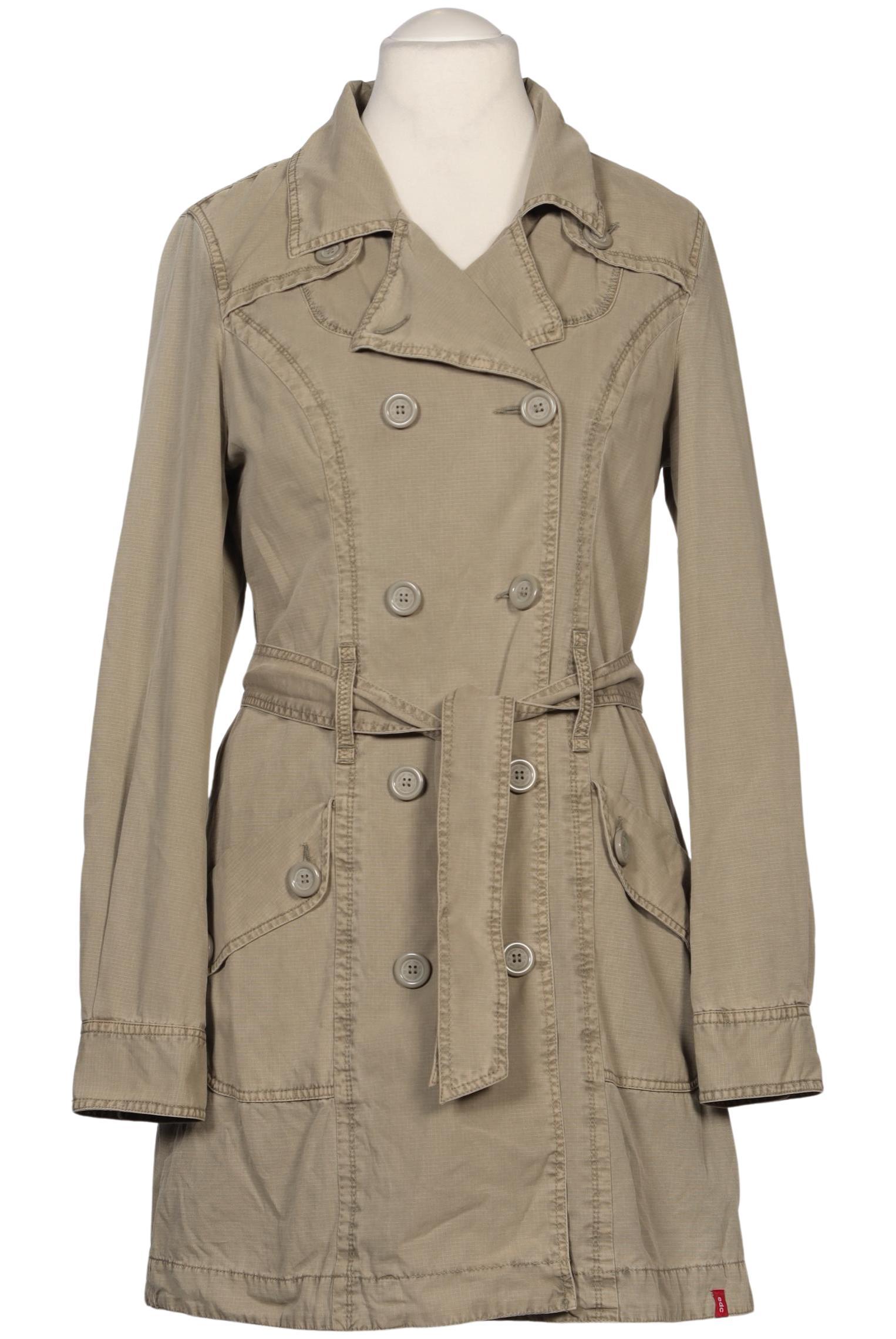 

edc by Esprit Damen Mantel, beige, Gr. 42