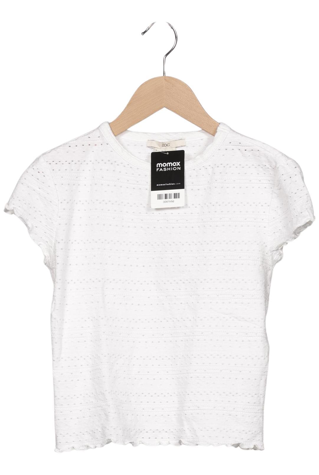 

edc by Esprit Damen T-Shirt, weiß, Gr. 34