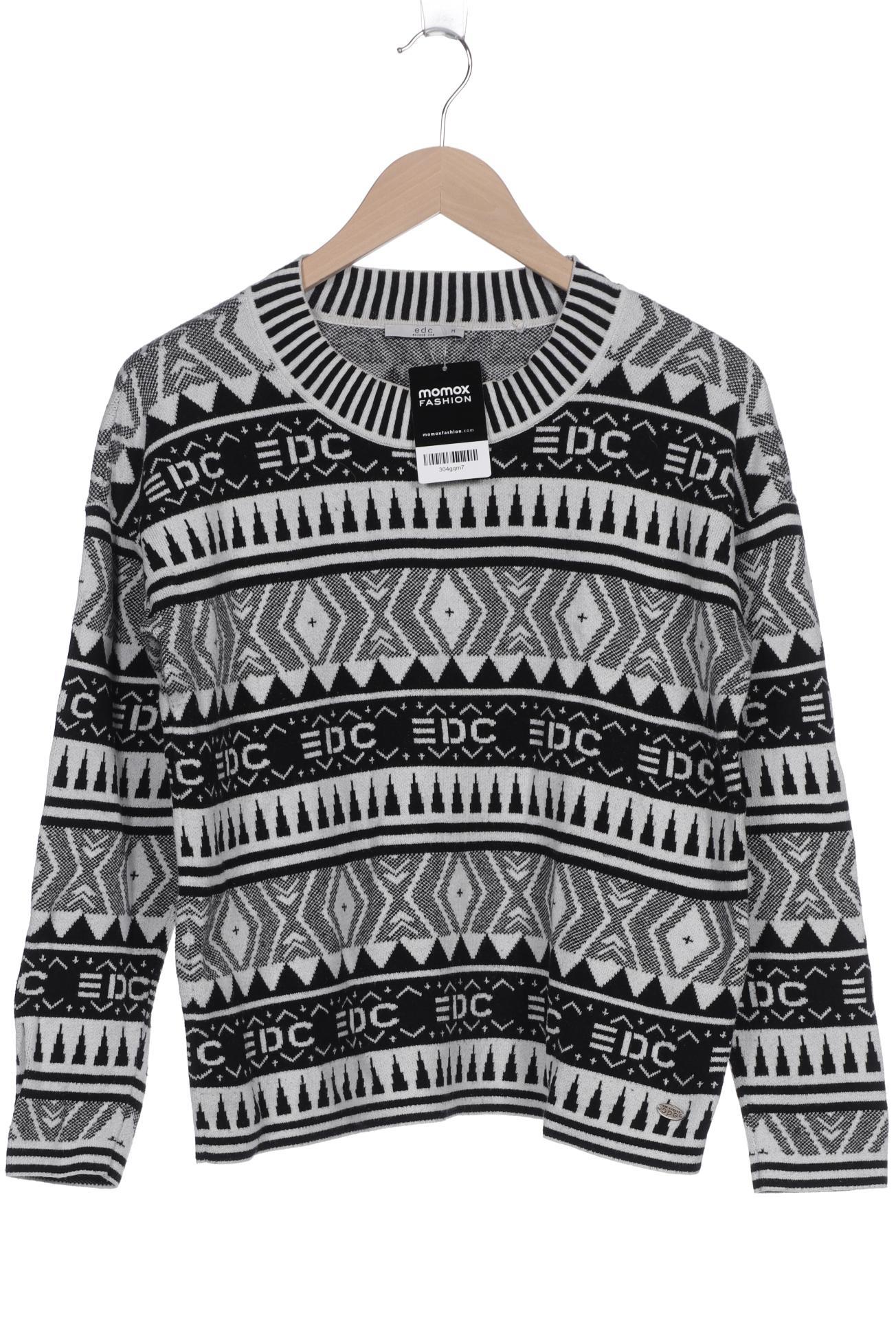 

edc by Esprit Damen Pullover, weiß, Gr. 38