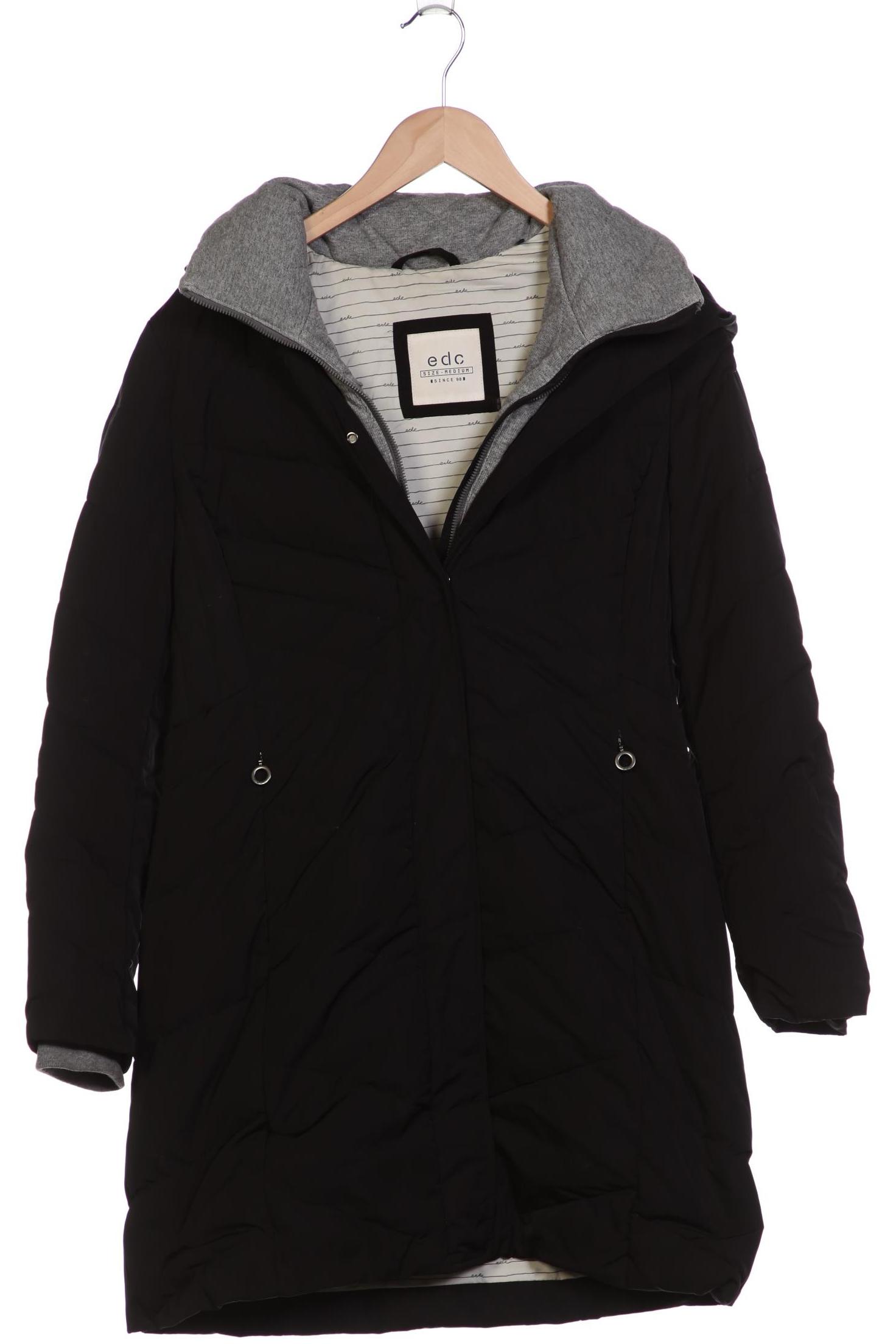 

edc by Esprit Damen Mantel, schwarz, Gr. 38