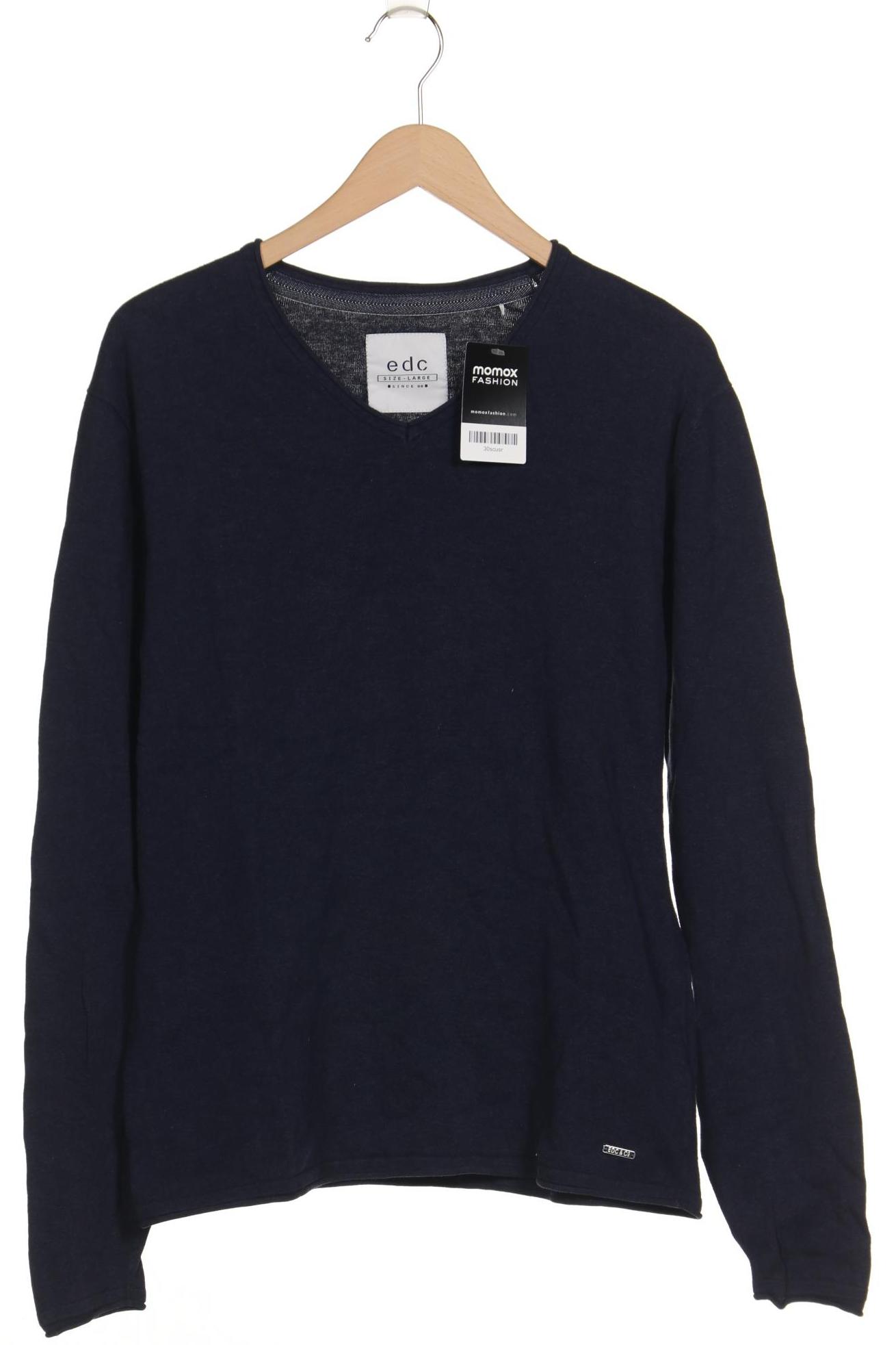 

edc by Esprit Herren Pullover, marineblau, Gr. 52