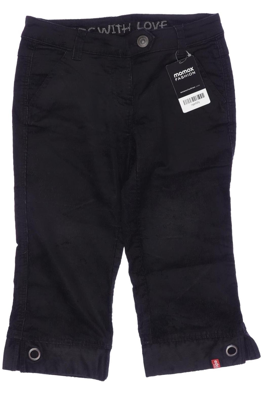 

edc by Esprit Damen Stoffhose, schwarz, Gr. 152