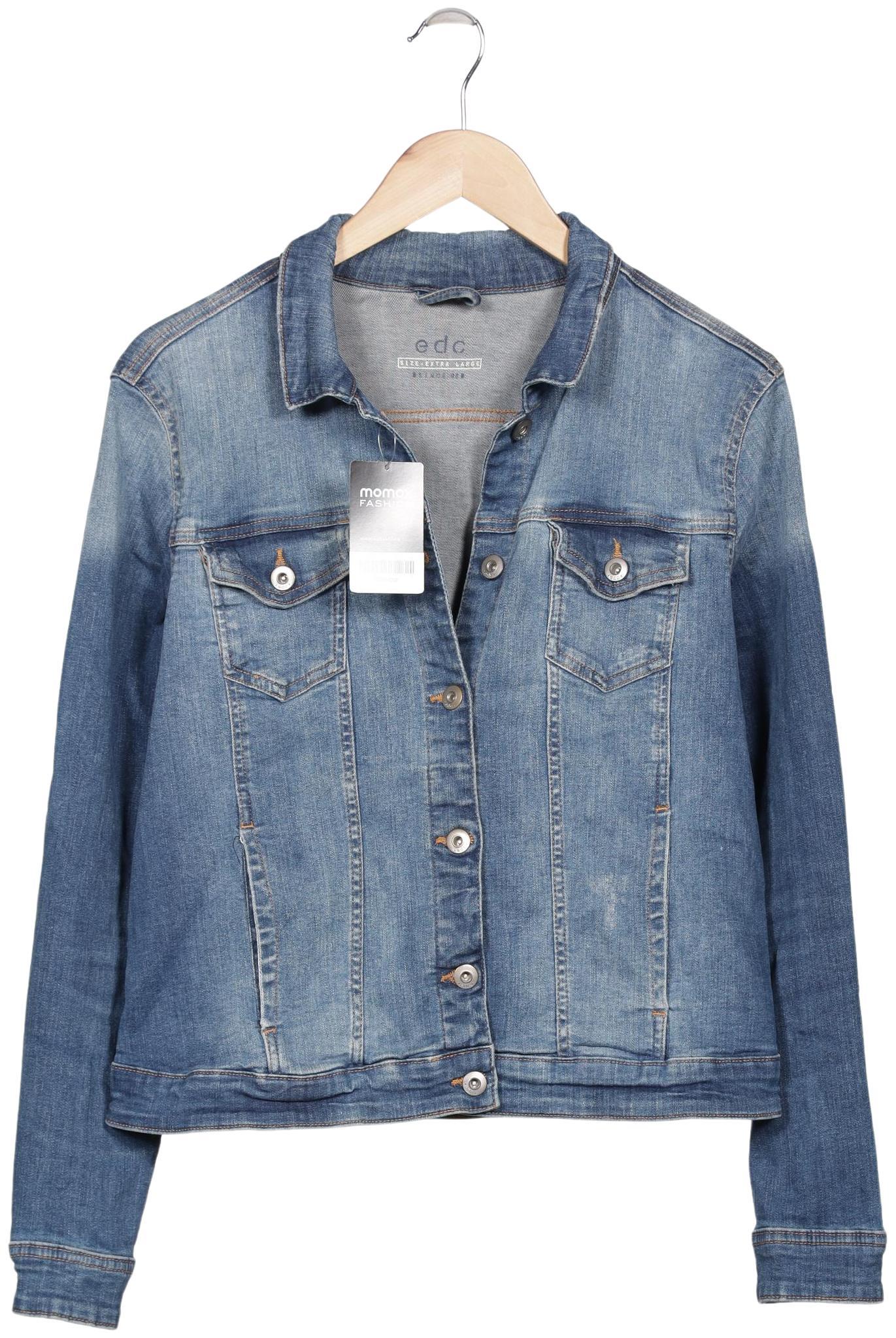 

edc by Esprit Damen Jacke, blau, Gr. 44