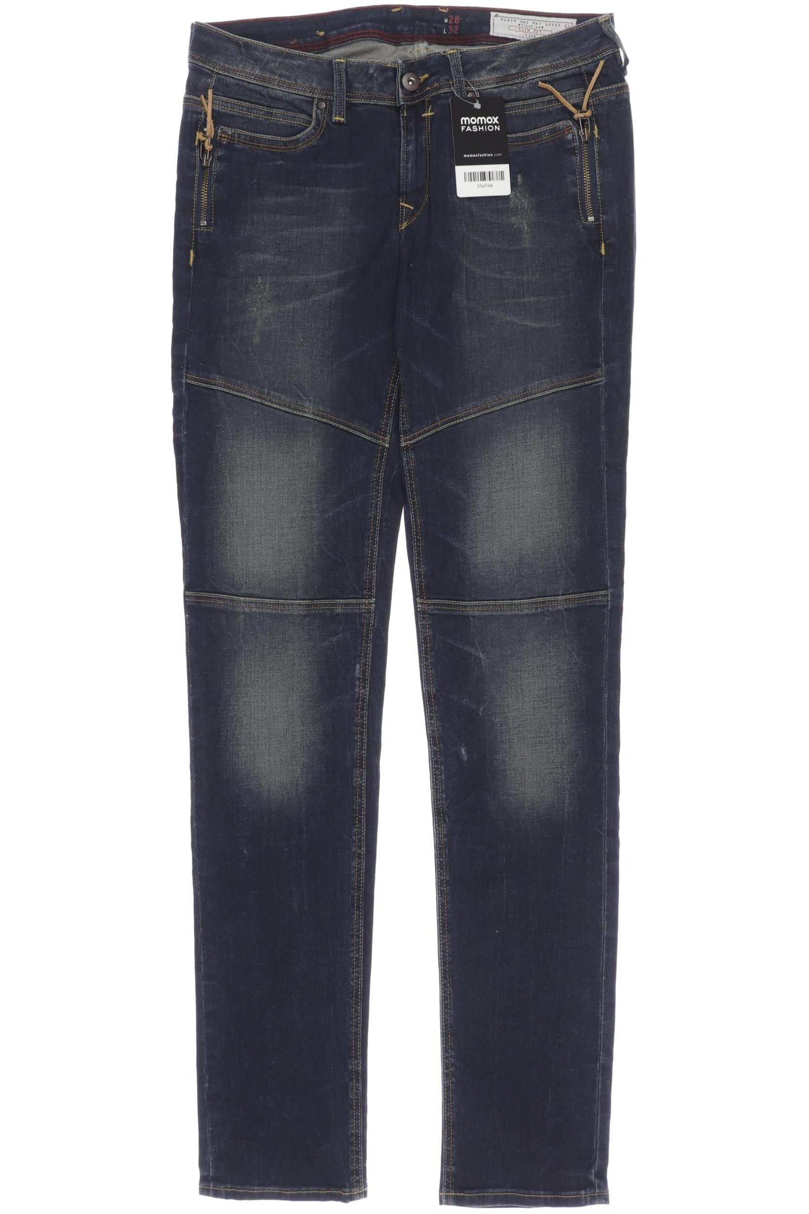 

edc by Esprit Damen Jeans, marineblau, Gr. 28