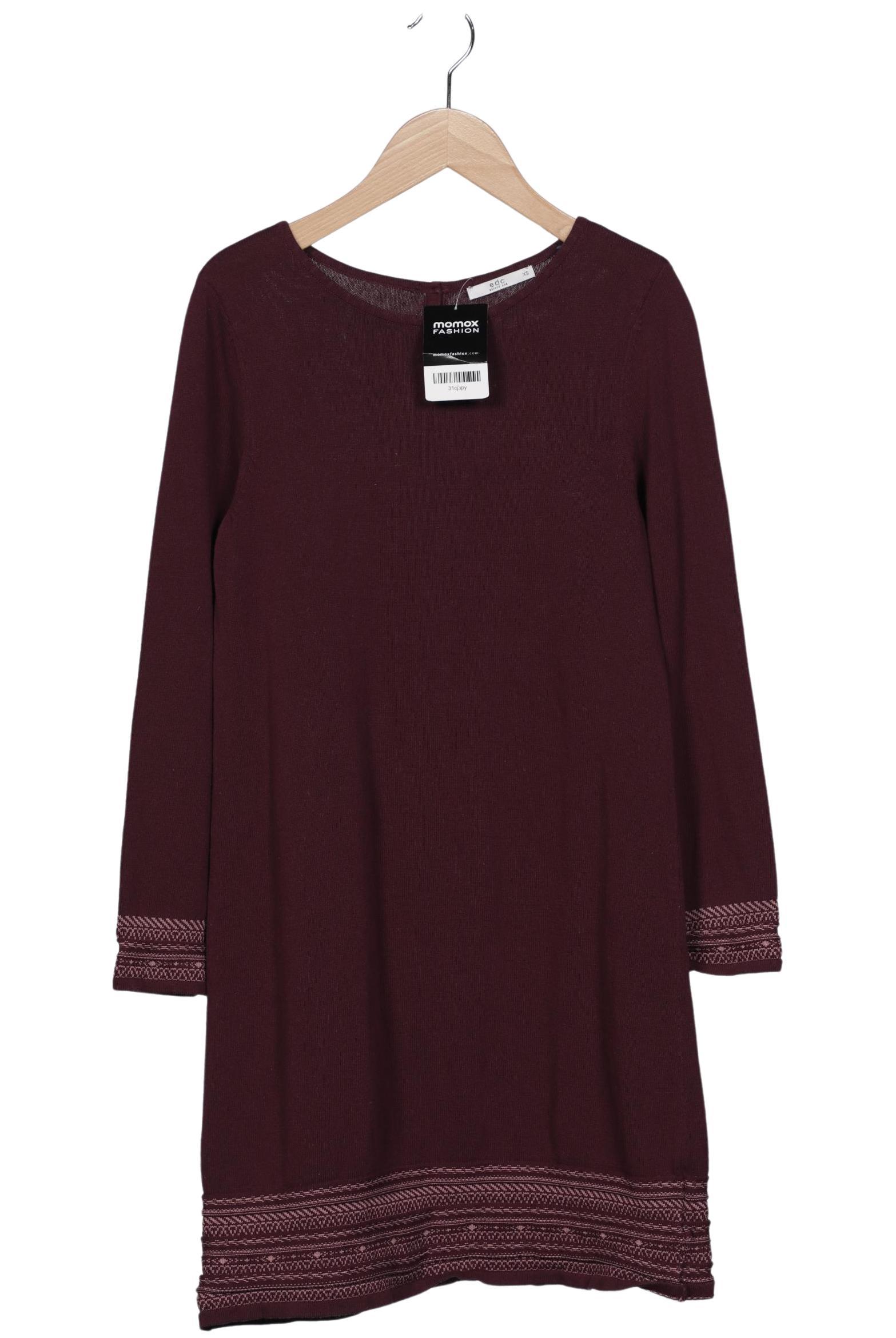 

edc by Esprit Damen Kleid, bordeaux, Gr. 34