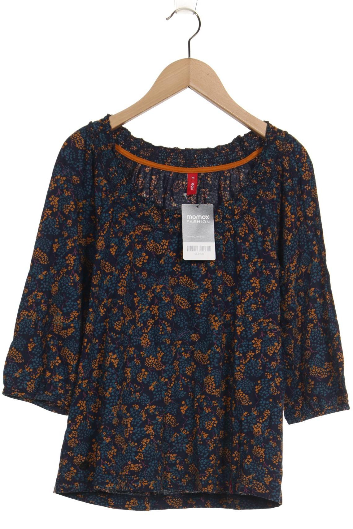 

edc by Esprit Damen Langarmshirt, marineblau, Gr. 38