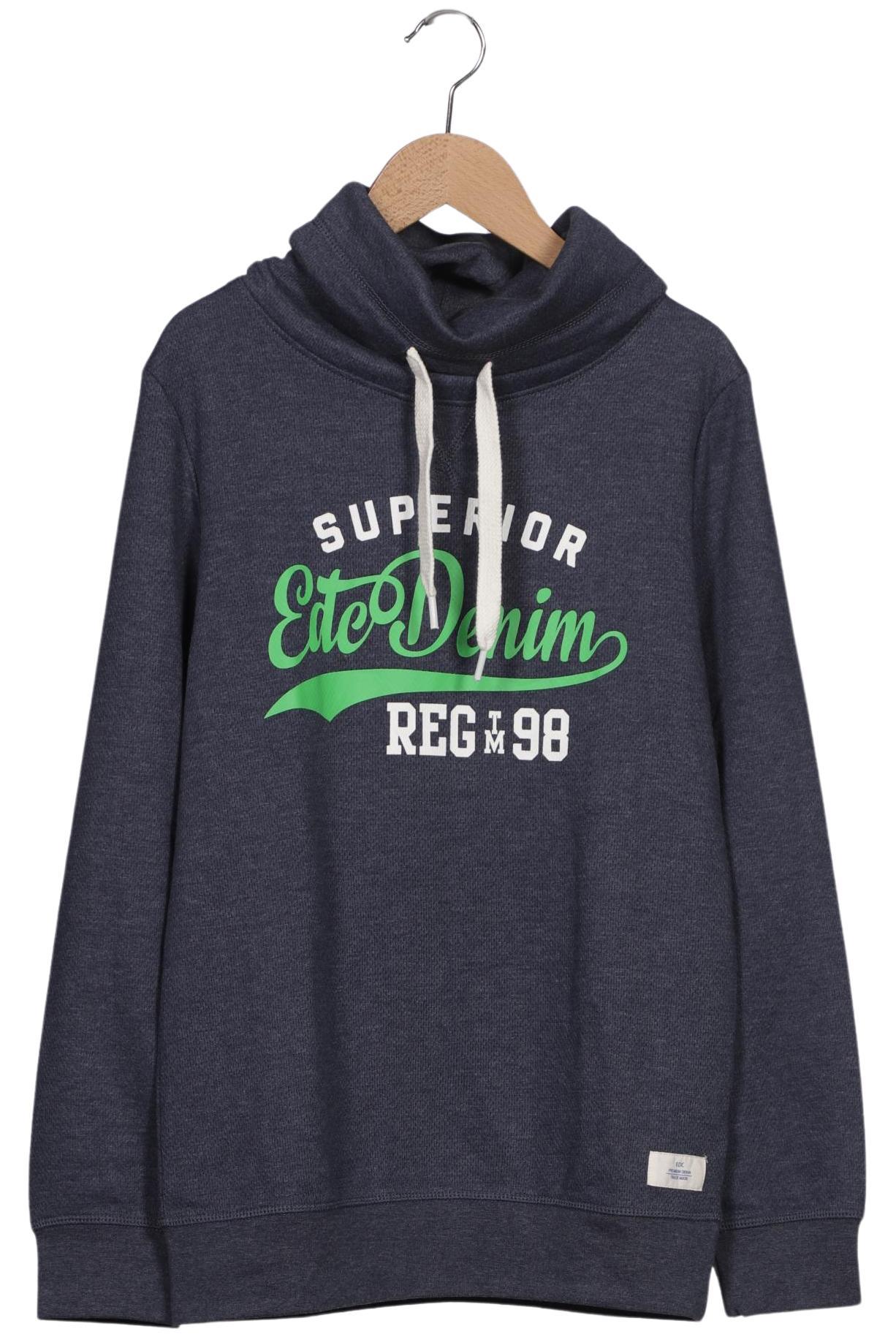 

edc by Esprit Herren Sweatshirt, blau, Gr. 44