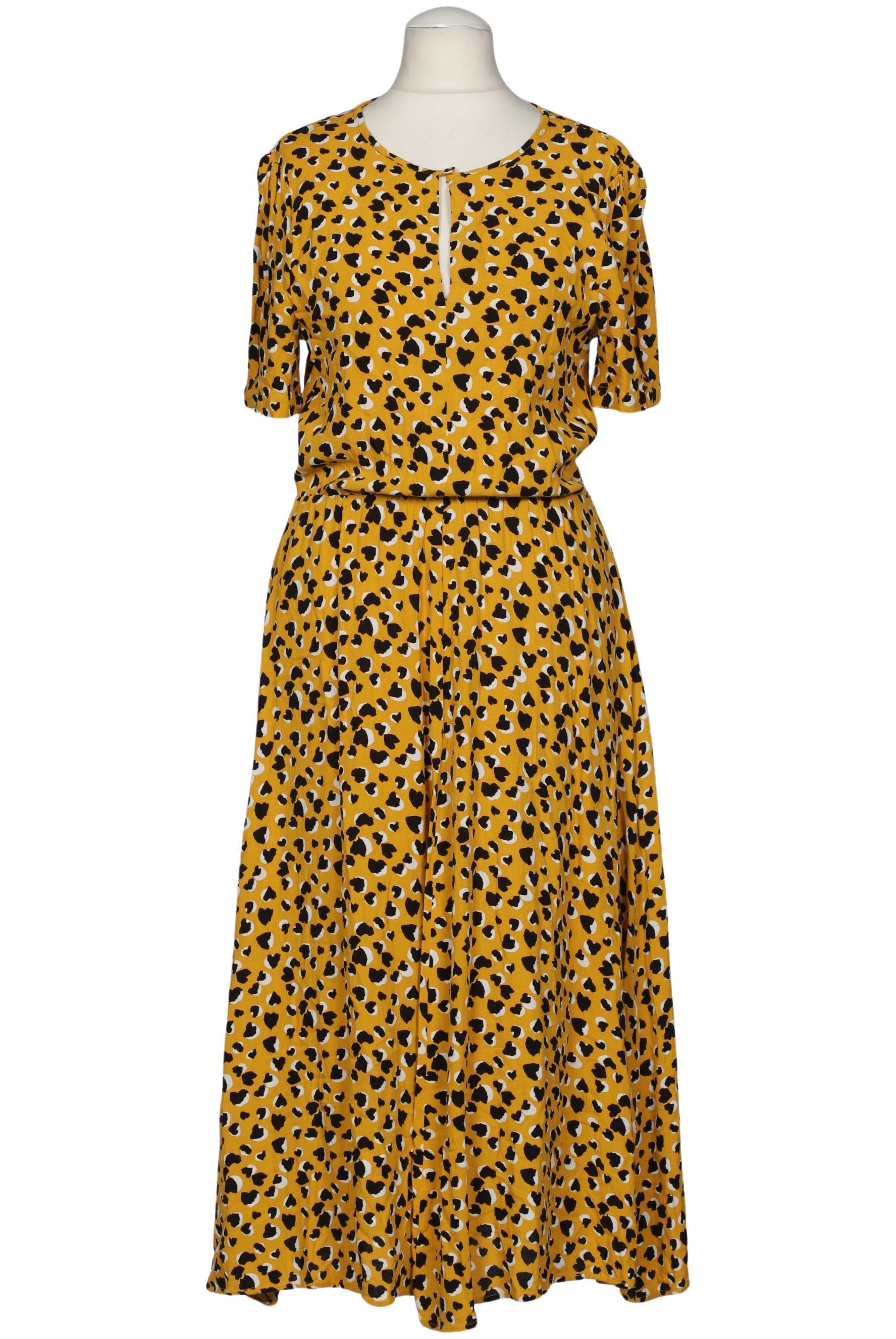 

edc by Esprit Damen Kleid, gelb, Gr. 36