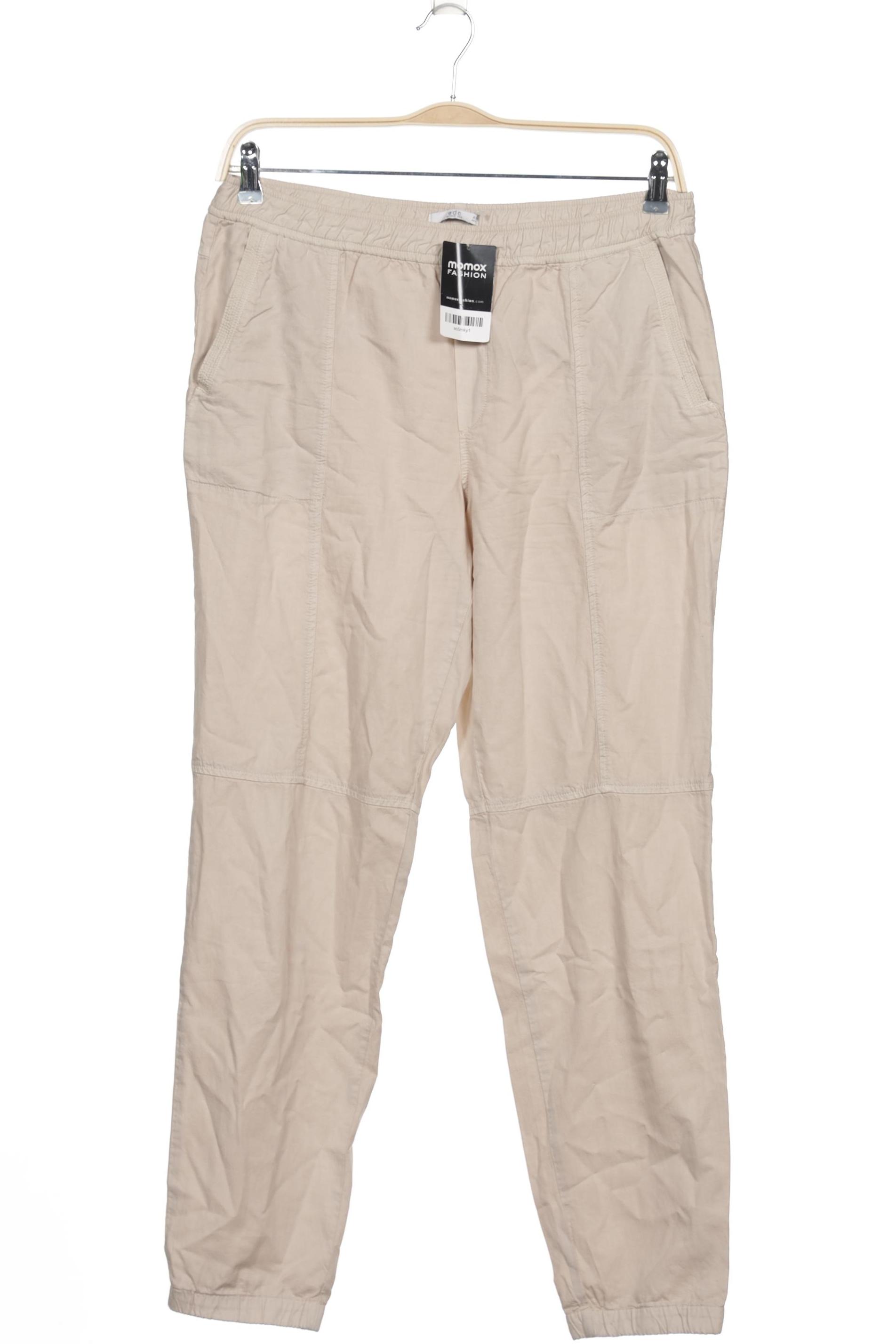 

edc by Esprit Damen Stoffhose, beige, Gr. 40