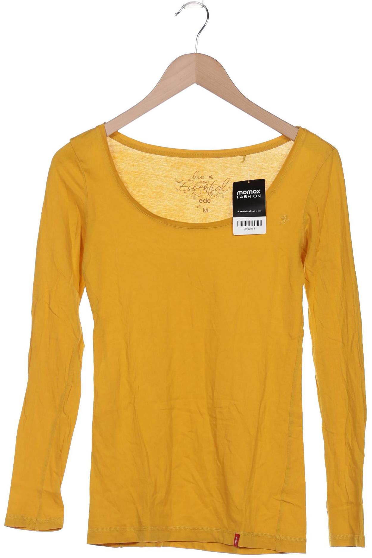 

edc by Esprit Damen Langarmshirt, orange, Gr. 38