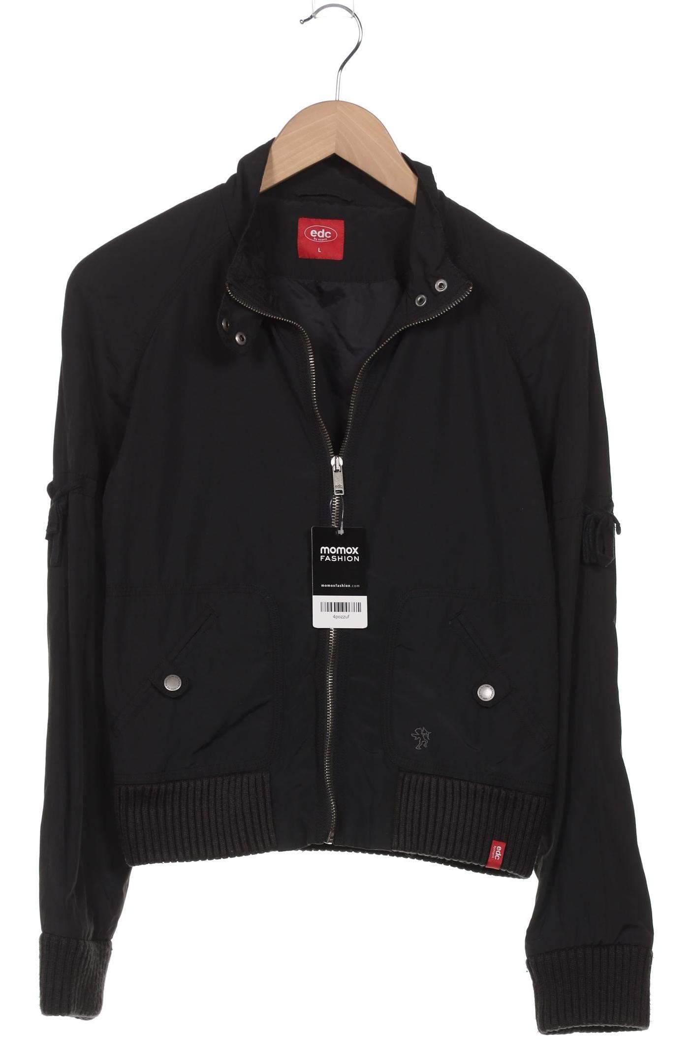 

edc by Esprit Damen Jacke, schwarz, Gr. 42