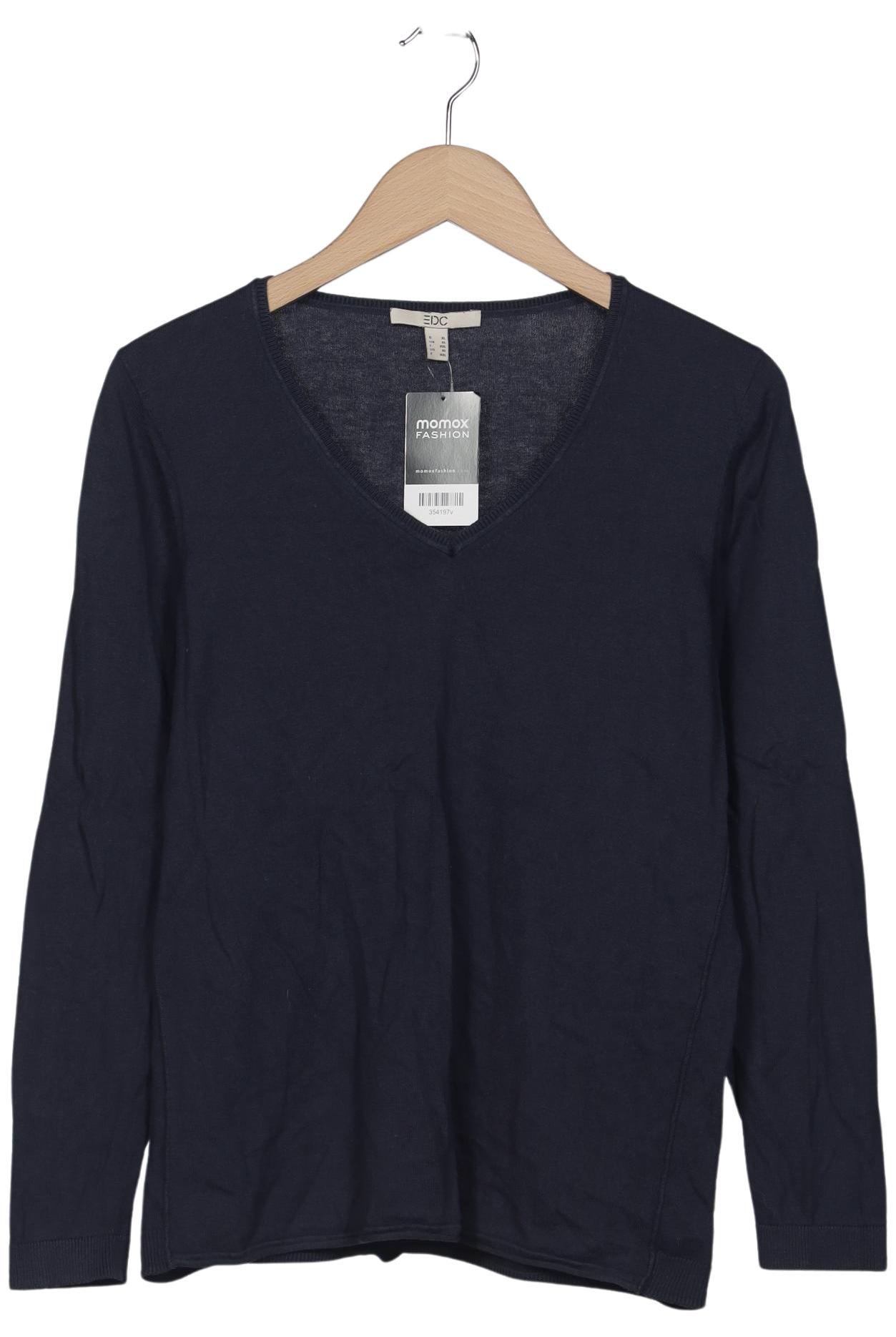 

edc by Esprit Damen Pullover, marineblau, Gr. 44